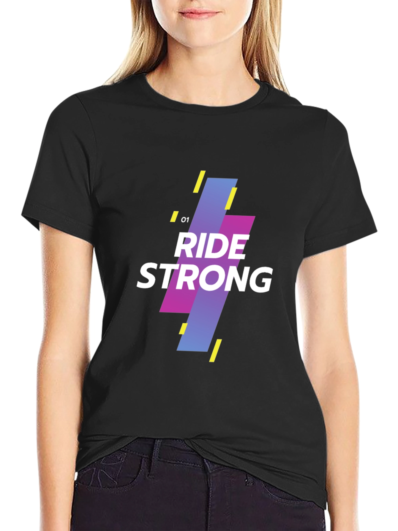 Ride Strong Graphic Tee - Modern Design
