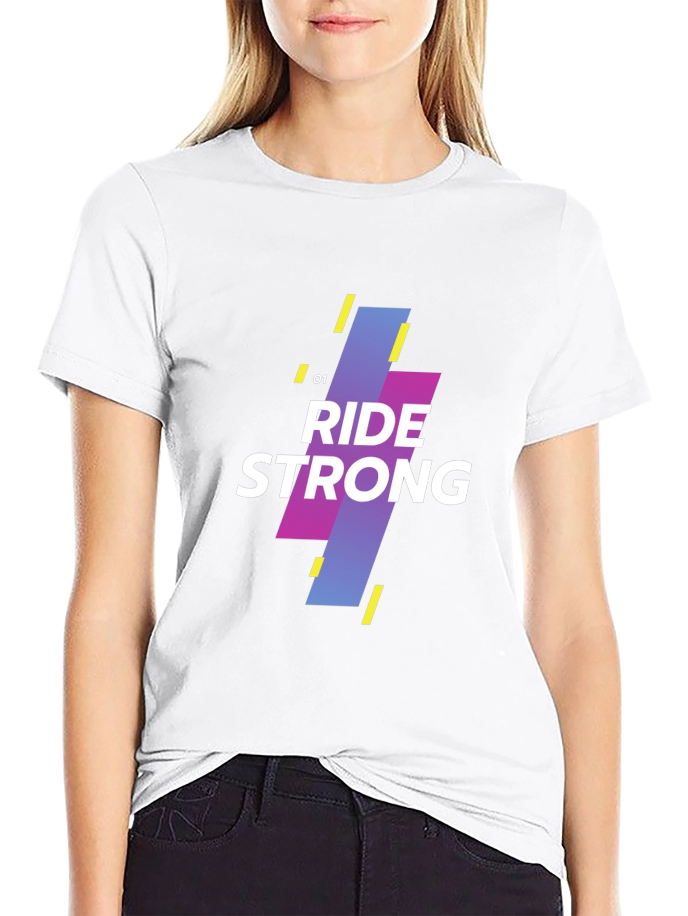 Ride Strong Graphic Tee - Modern Design