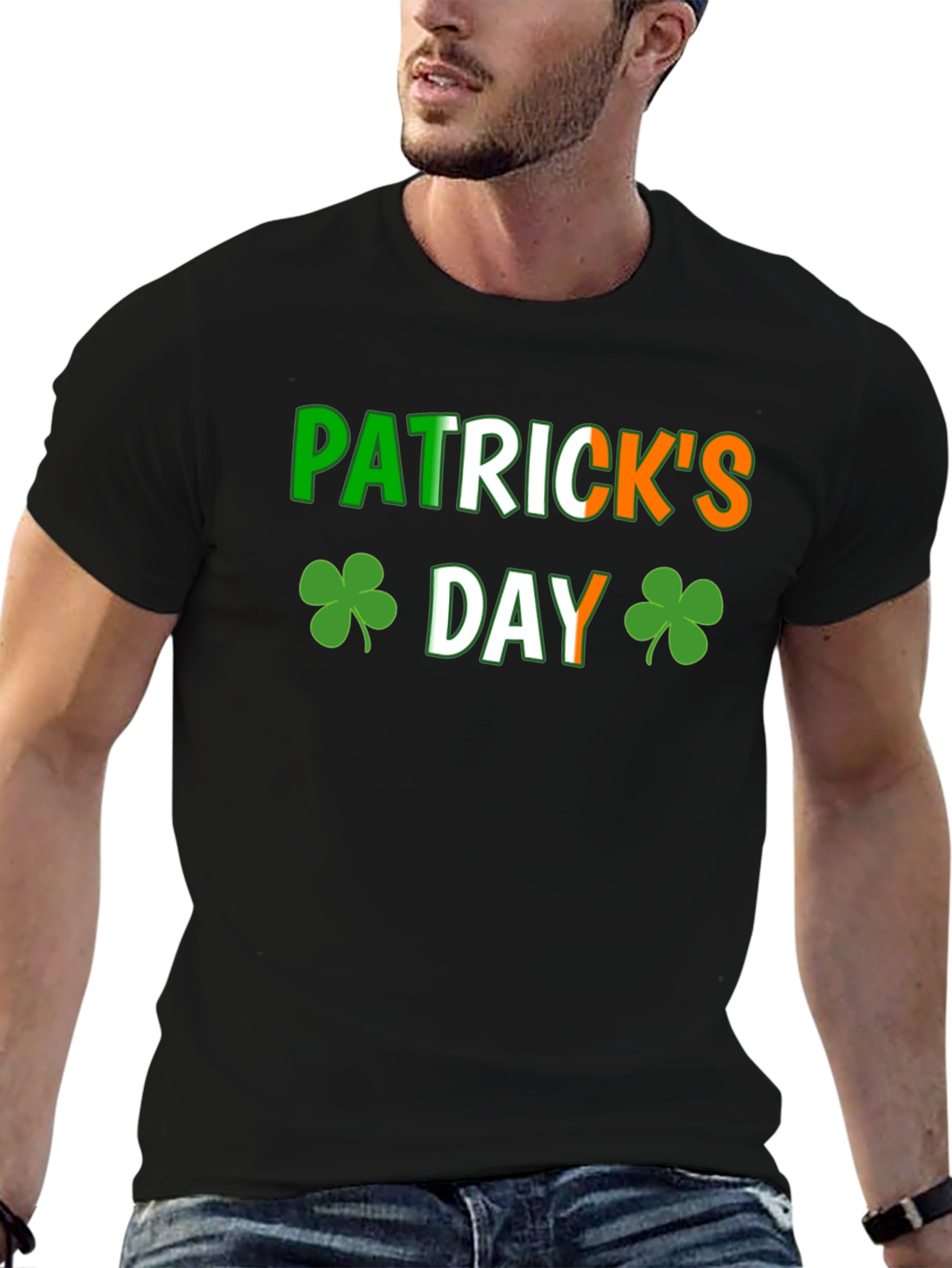 St. Patricks Day Black T-Shirt