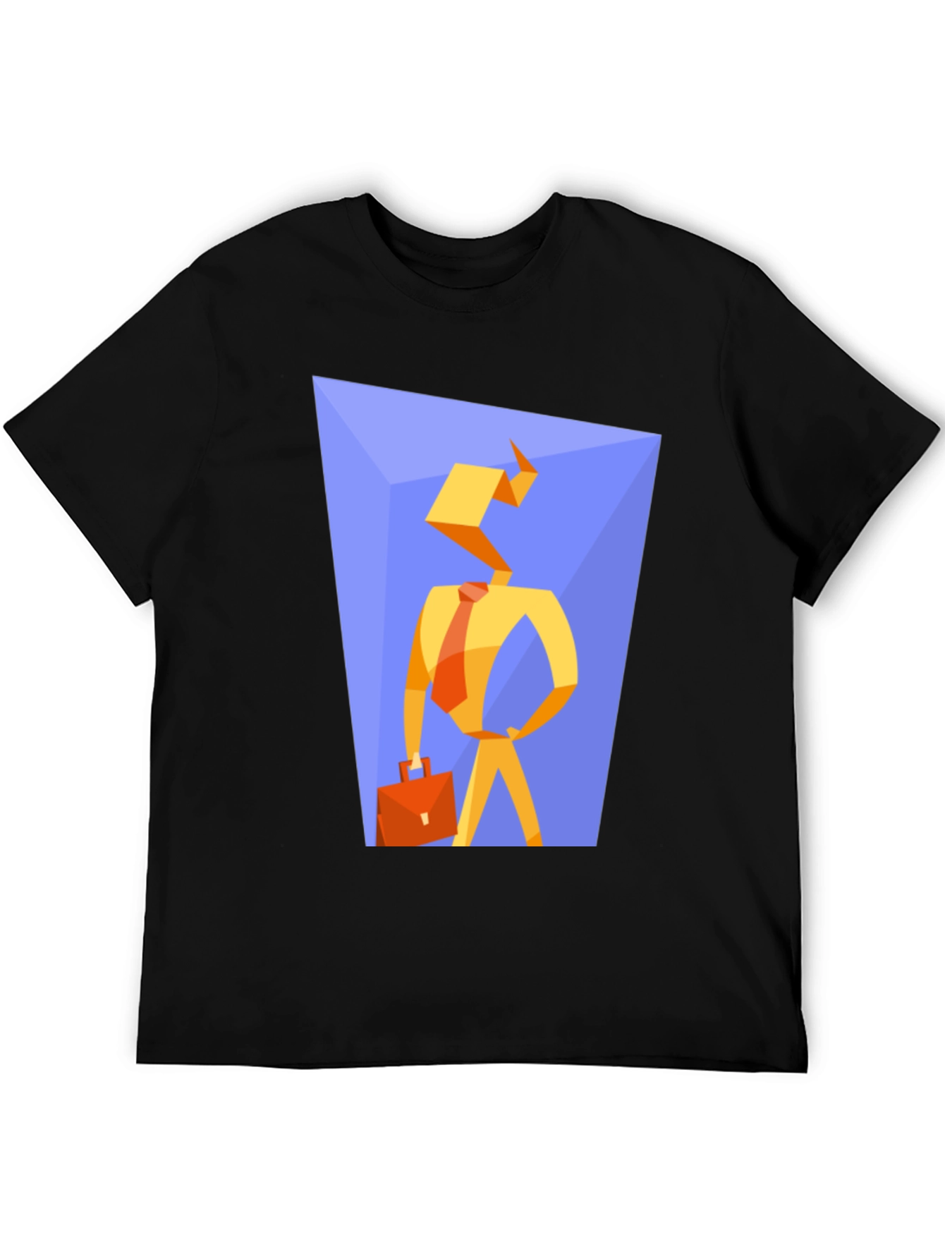 Abstract Businessman Graphic Tee