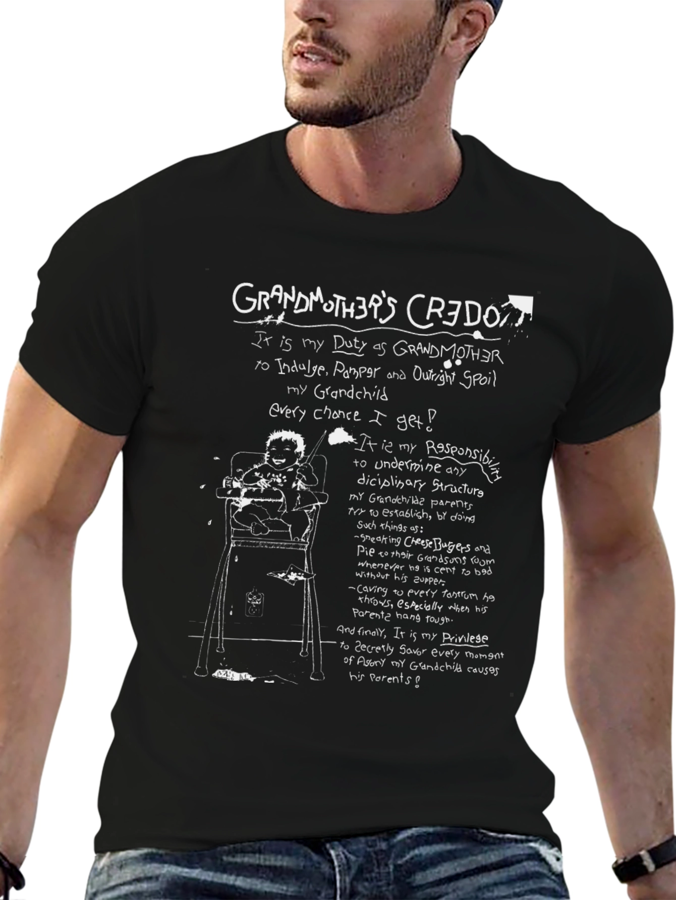 Grandmothers Credo T-Shirt - Spoil the Grandchild!