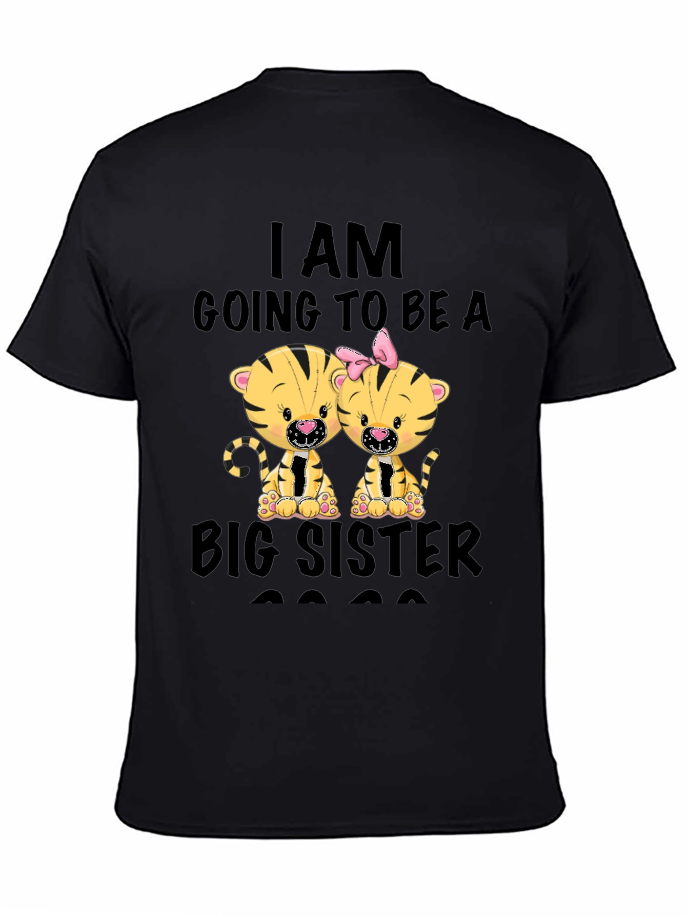 Big Sister 2023 T-Shirt - Cute Tiger Design