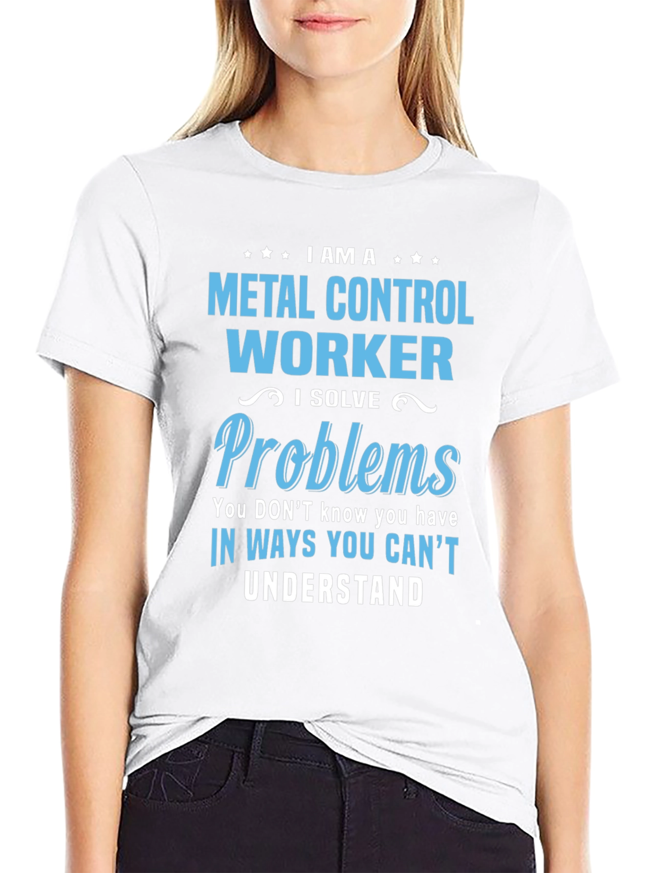 Metal Control Worker T-Shirt - Problem Solver Tee