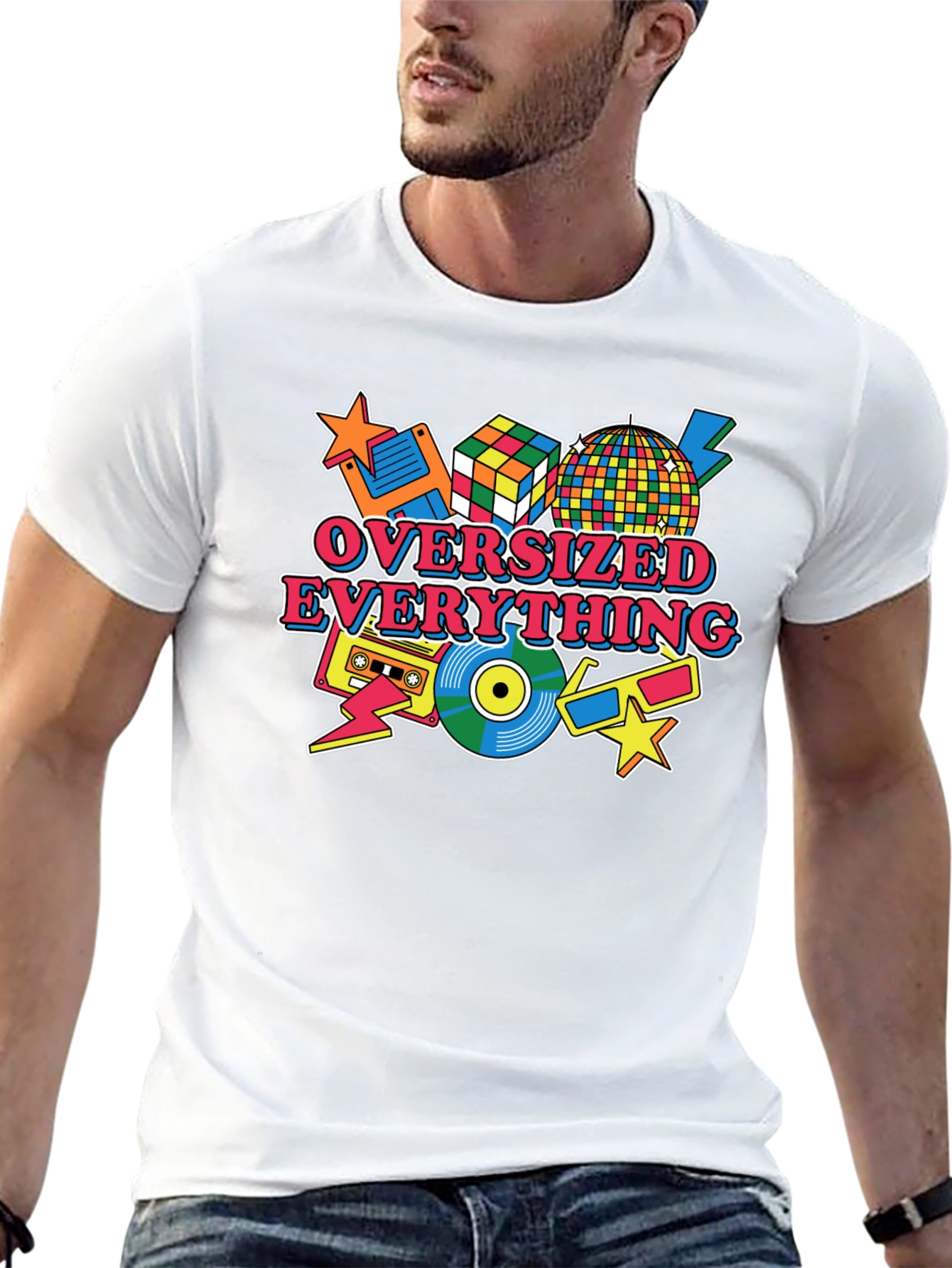 Retro Oversized Everything Graphic Tee
