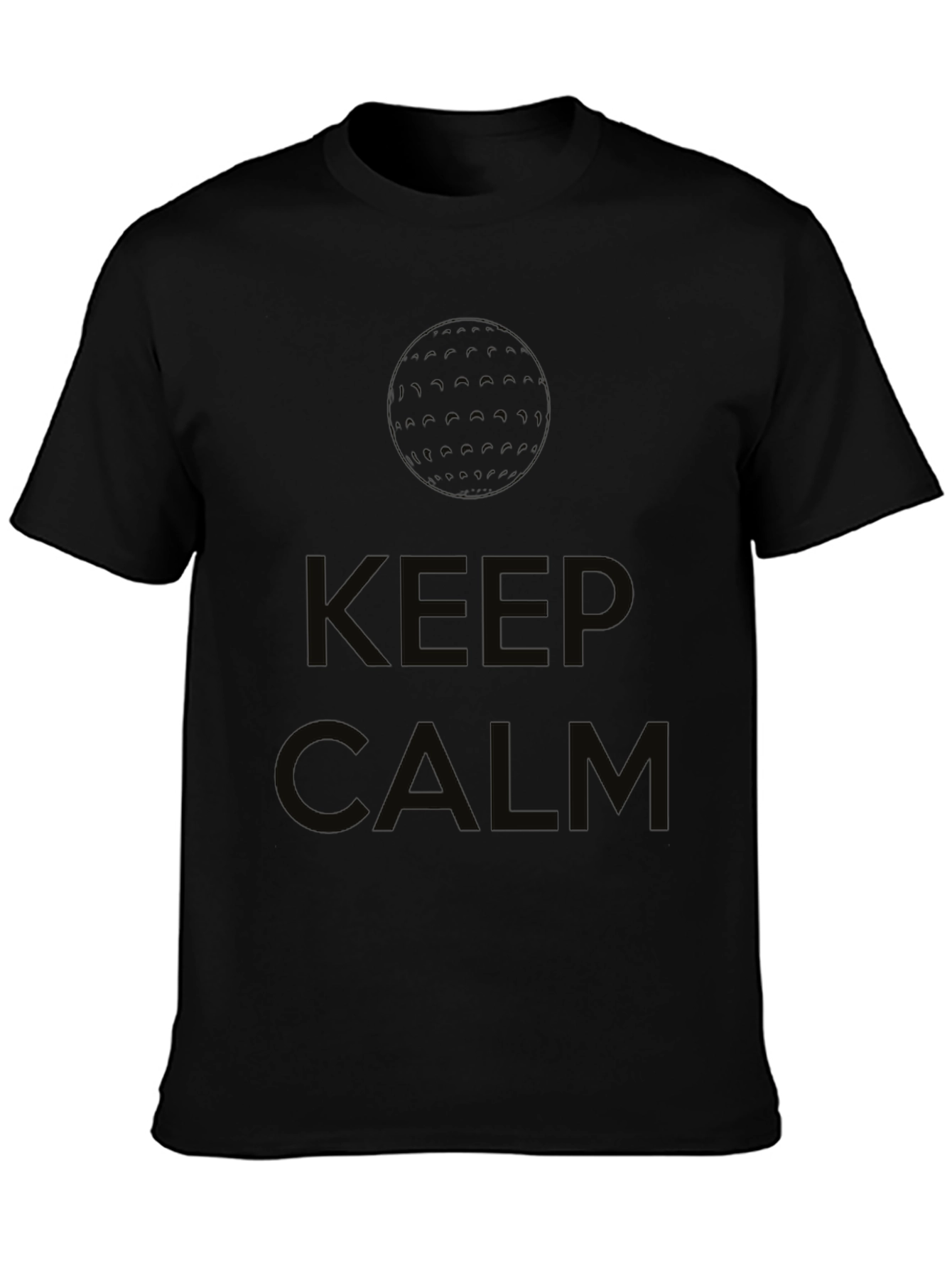 Keep Calm Golf T-Shirt - Relaxed Style
