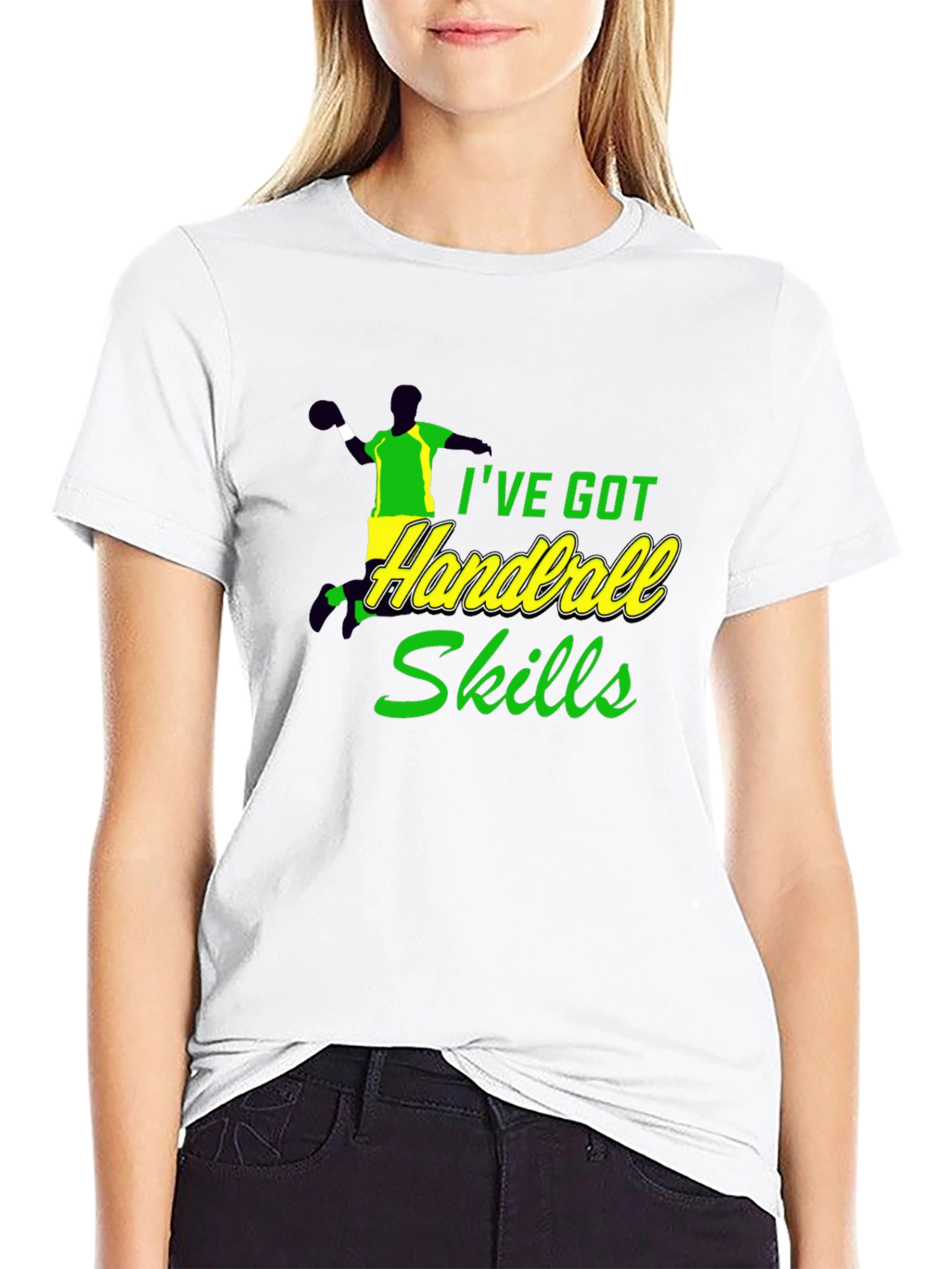 Handball Skills T-Shirt - Sporty Graphic Tee