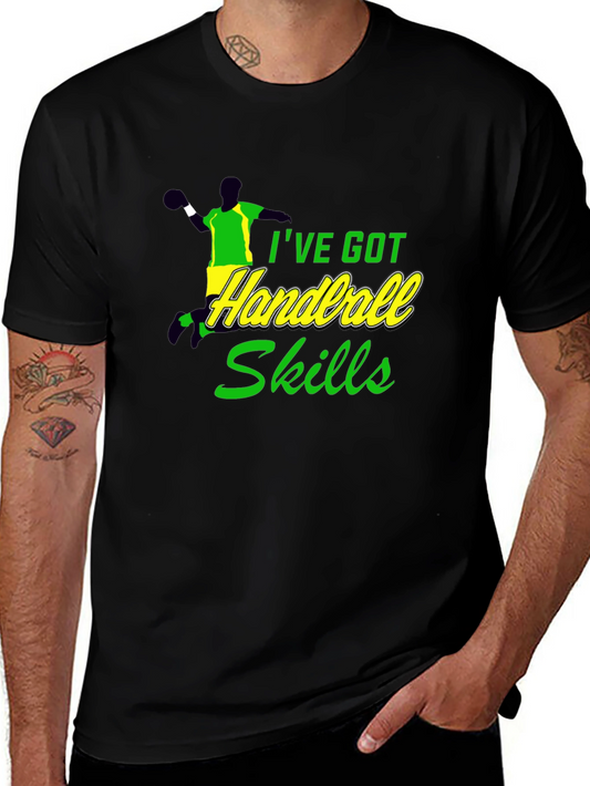 Handball Skills T-Shirt - Sporty Graphic Tee