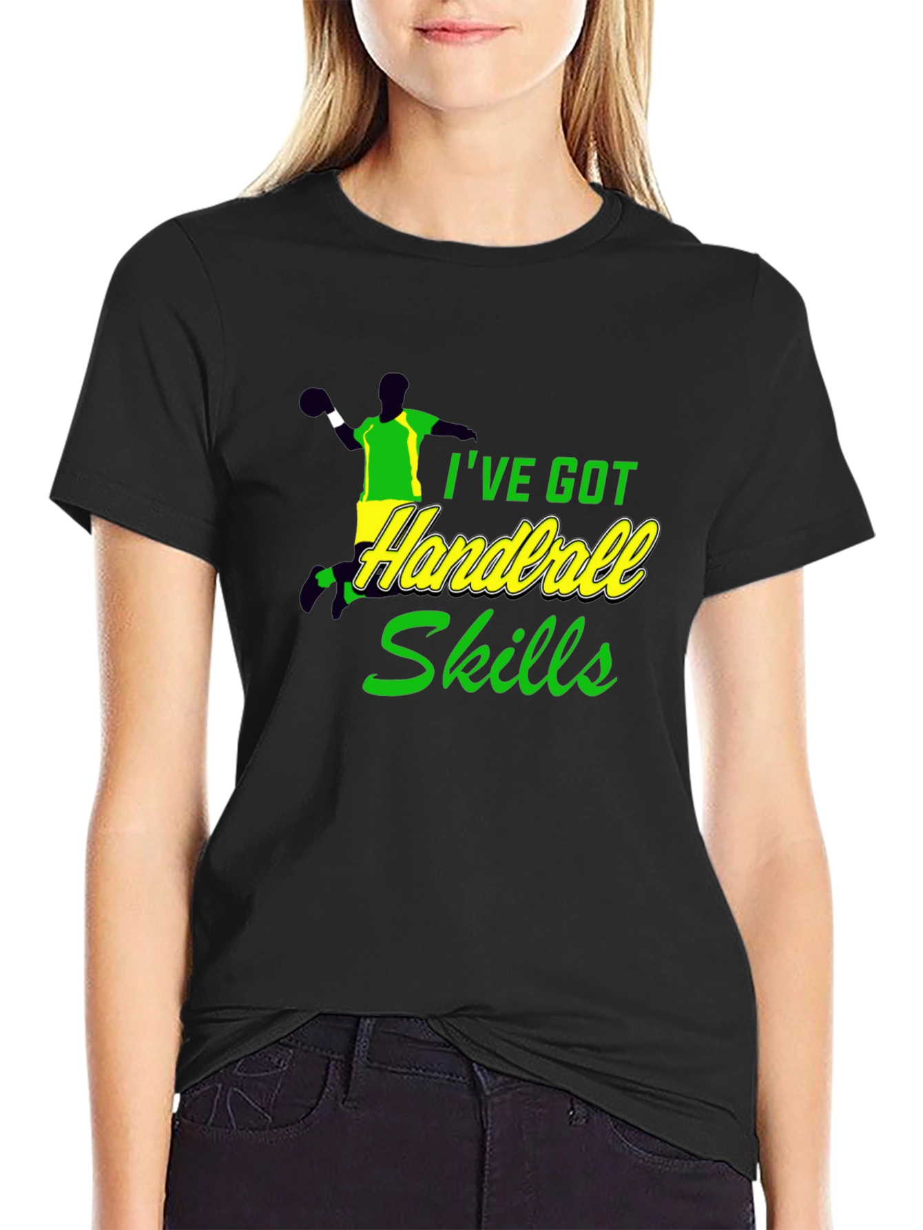 Handball Skills T-Shirt - Sporty Graphic Tee