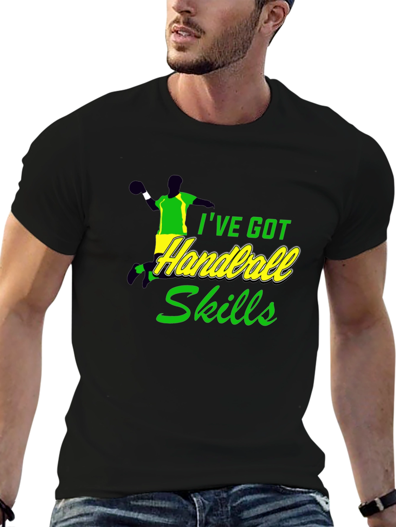 Handball Skills T-Shirt - Sporty Graphic Tee