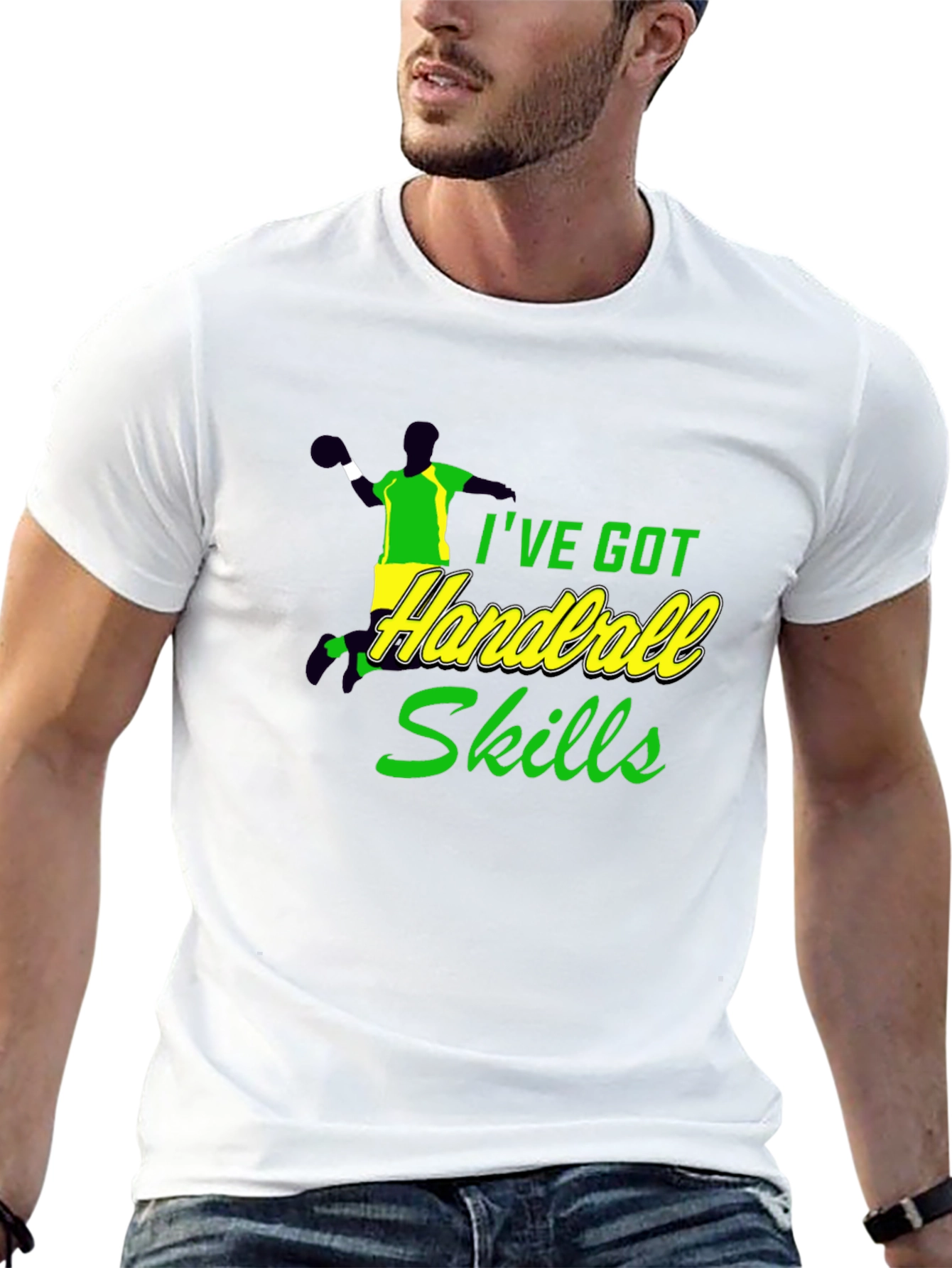 Handball Skills T-Shirt - Sporty Graphic Tee