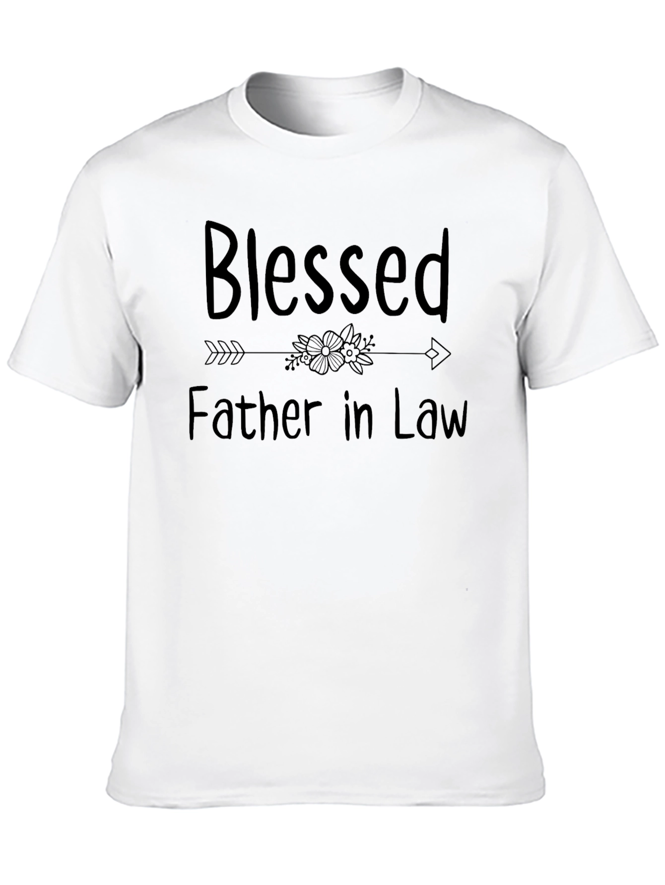 Blessed Father In Law Black T-Shirt