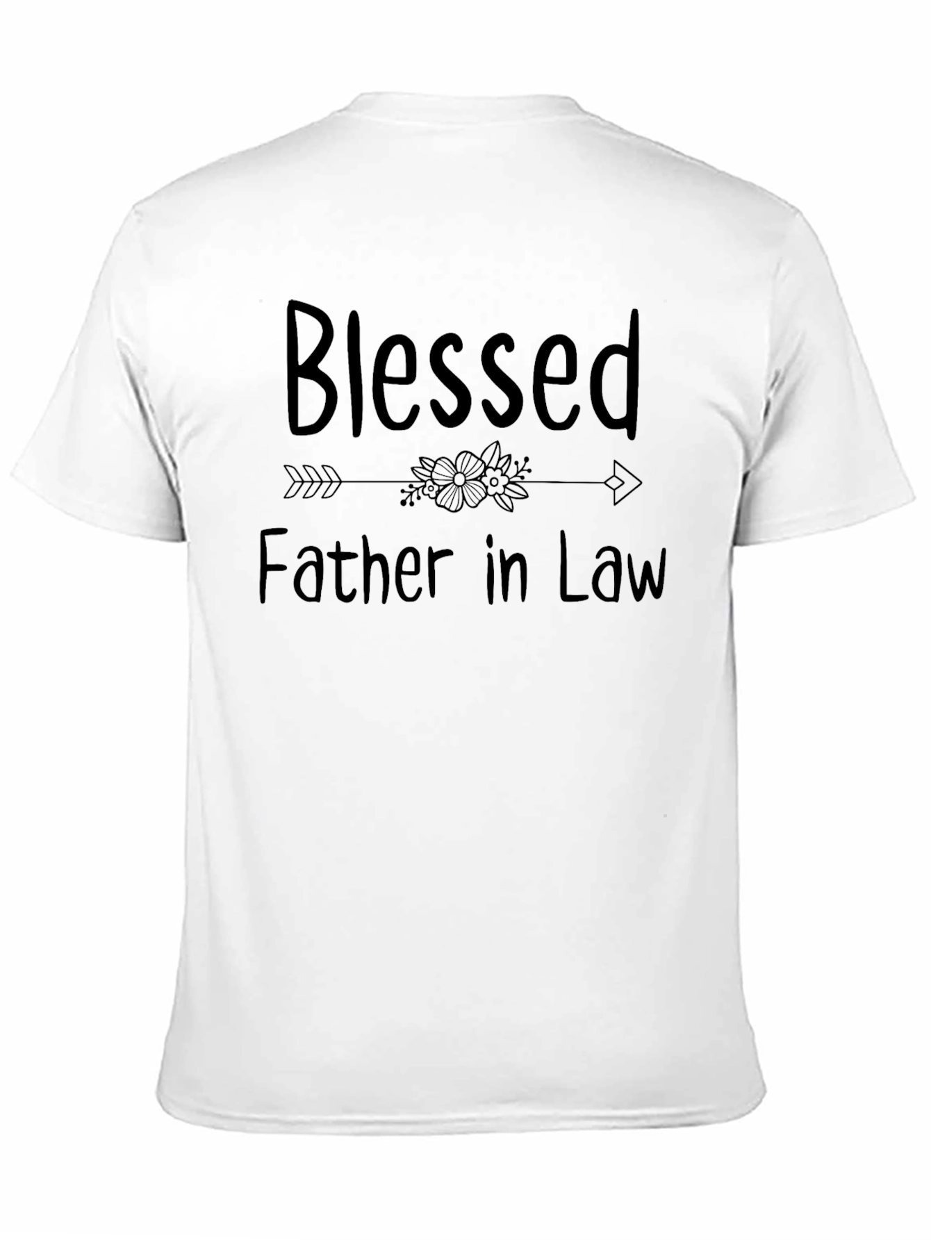 Blessed Father In Law Black T-Shirt