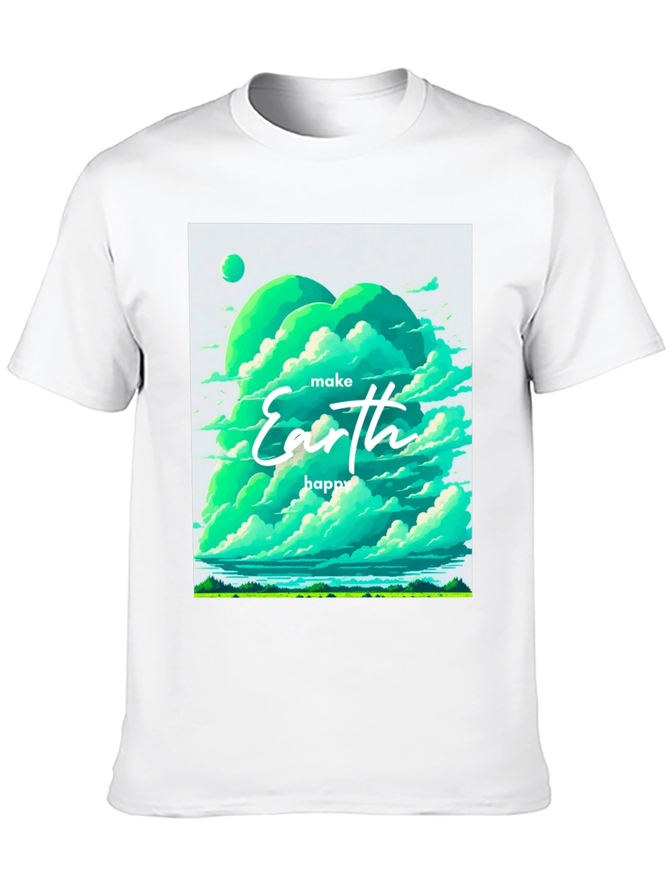 Eco-Friendly Earth Graphic Tee - Unisex
