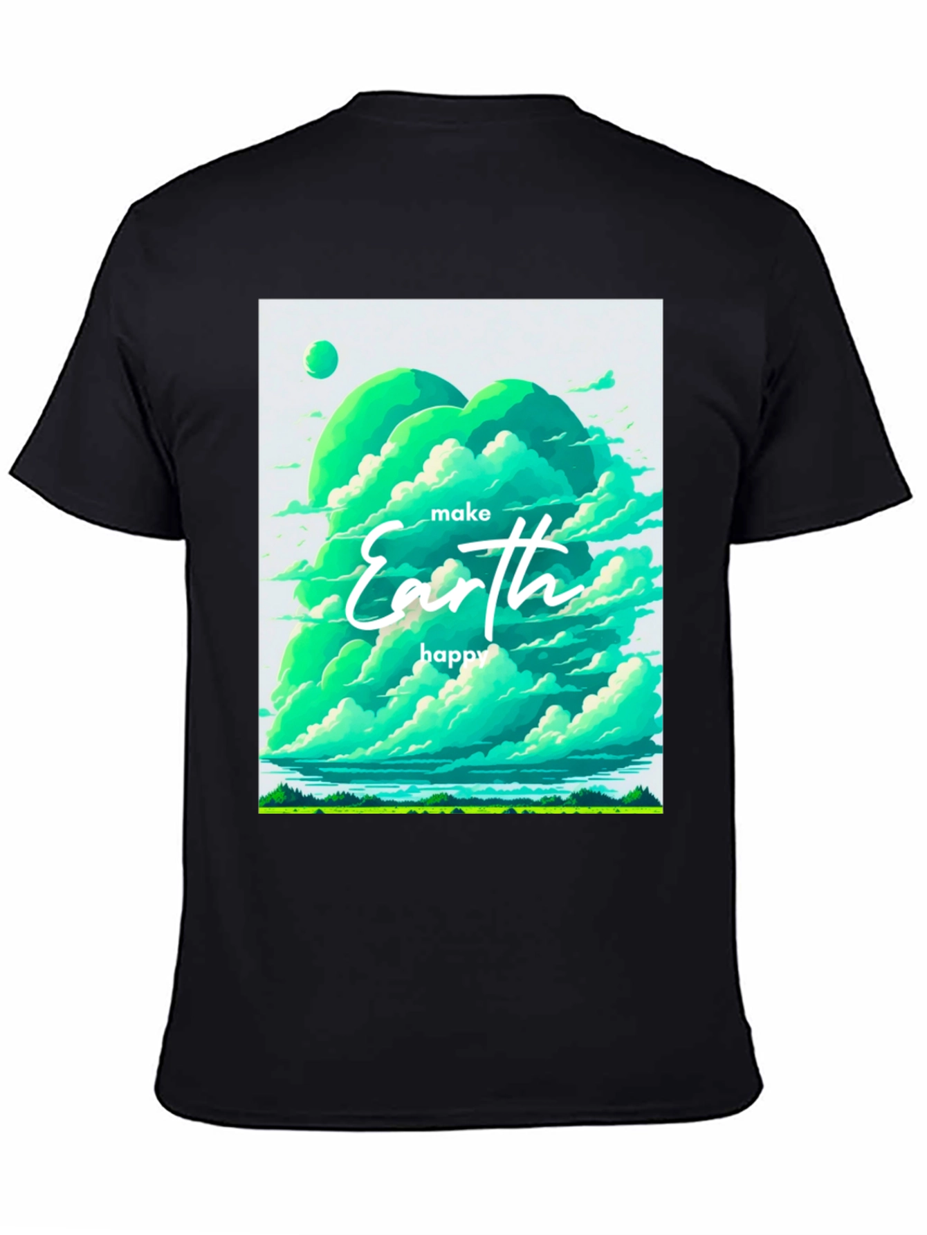 Eco-Friendly Earth Graphic Tee - Unisex