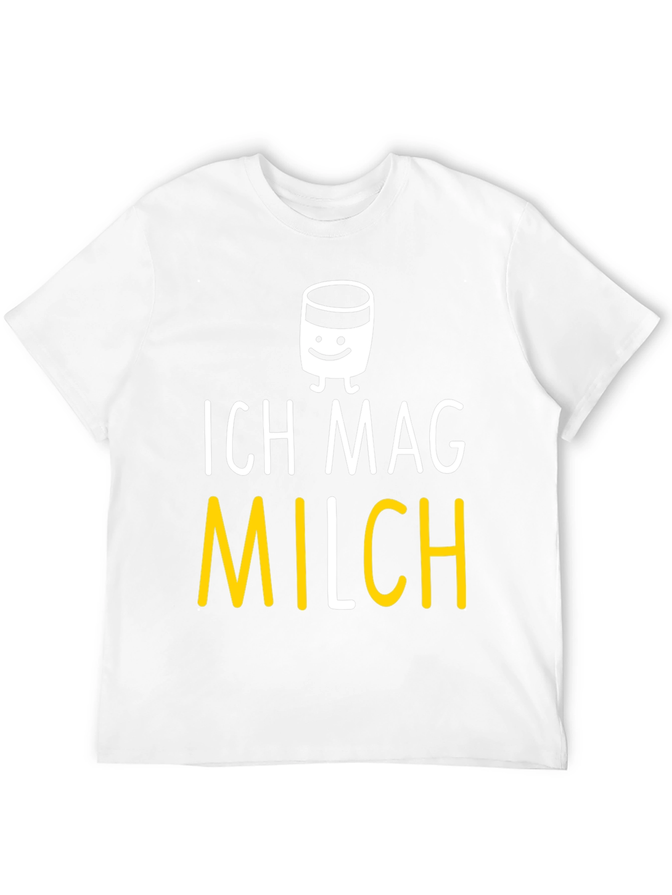 Ich Mag Milch T-Shirt - Funny Milk Lover Tee
