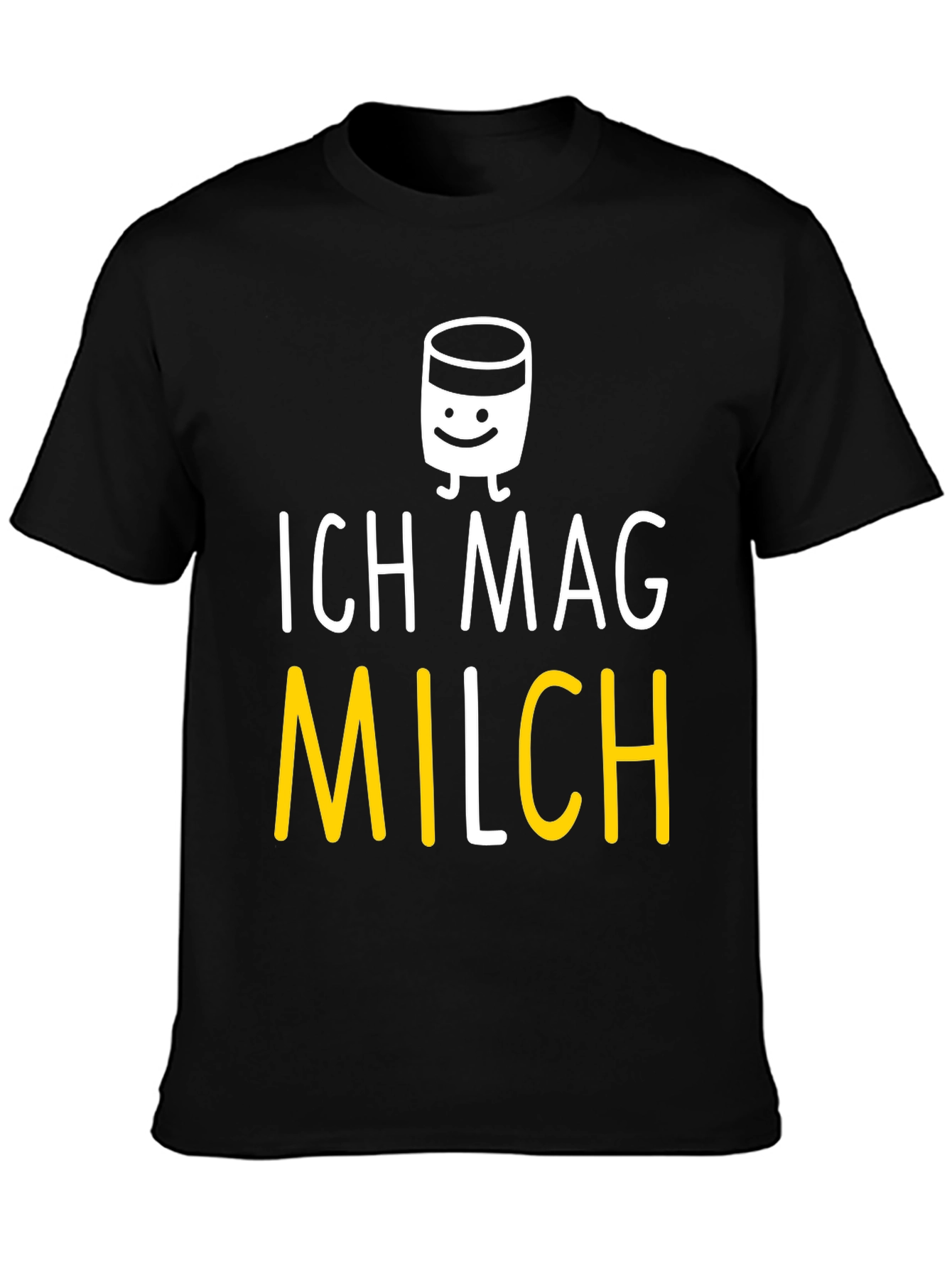 Ich Mag Milch T-Shirt - Funny Milk Lover Tee