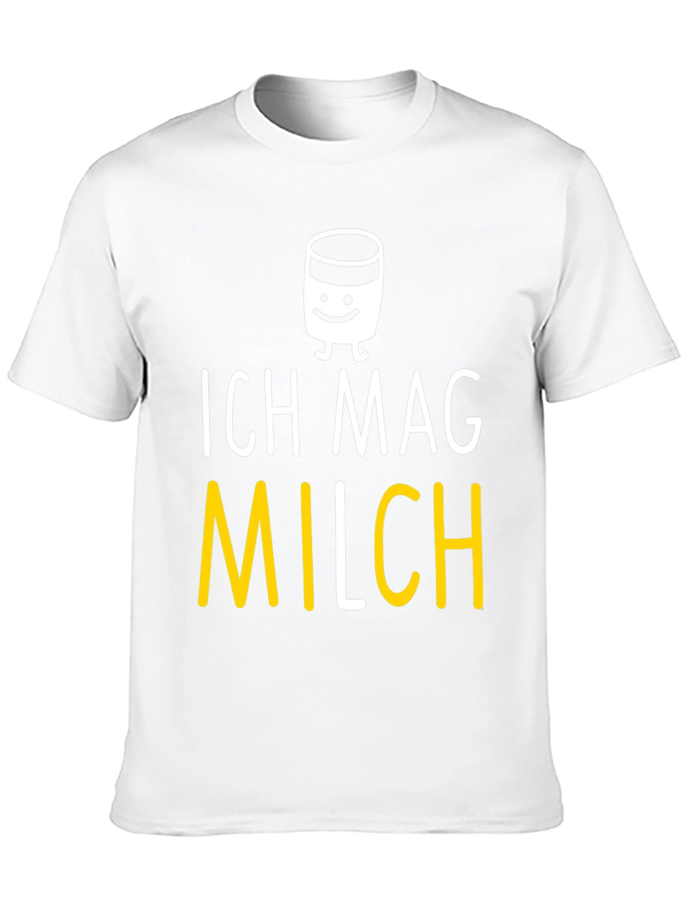 Ich Mag Milch T-Shirt - Funny Milk Lover Tee