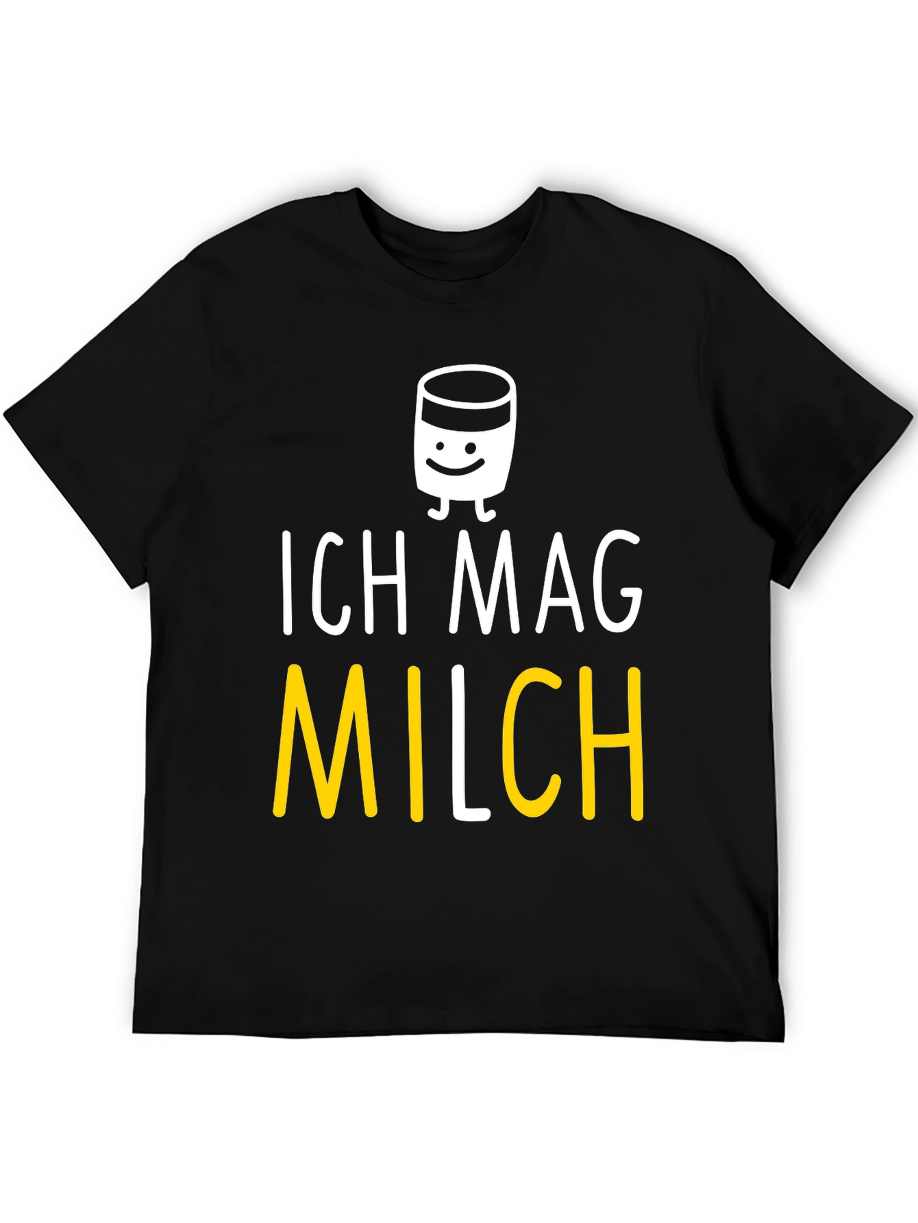 Ich Mag Milch T-Shirt - Funny Milk Lover Tee