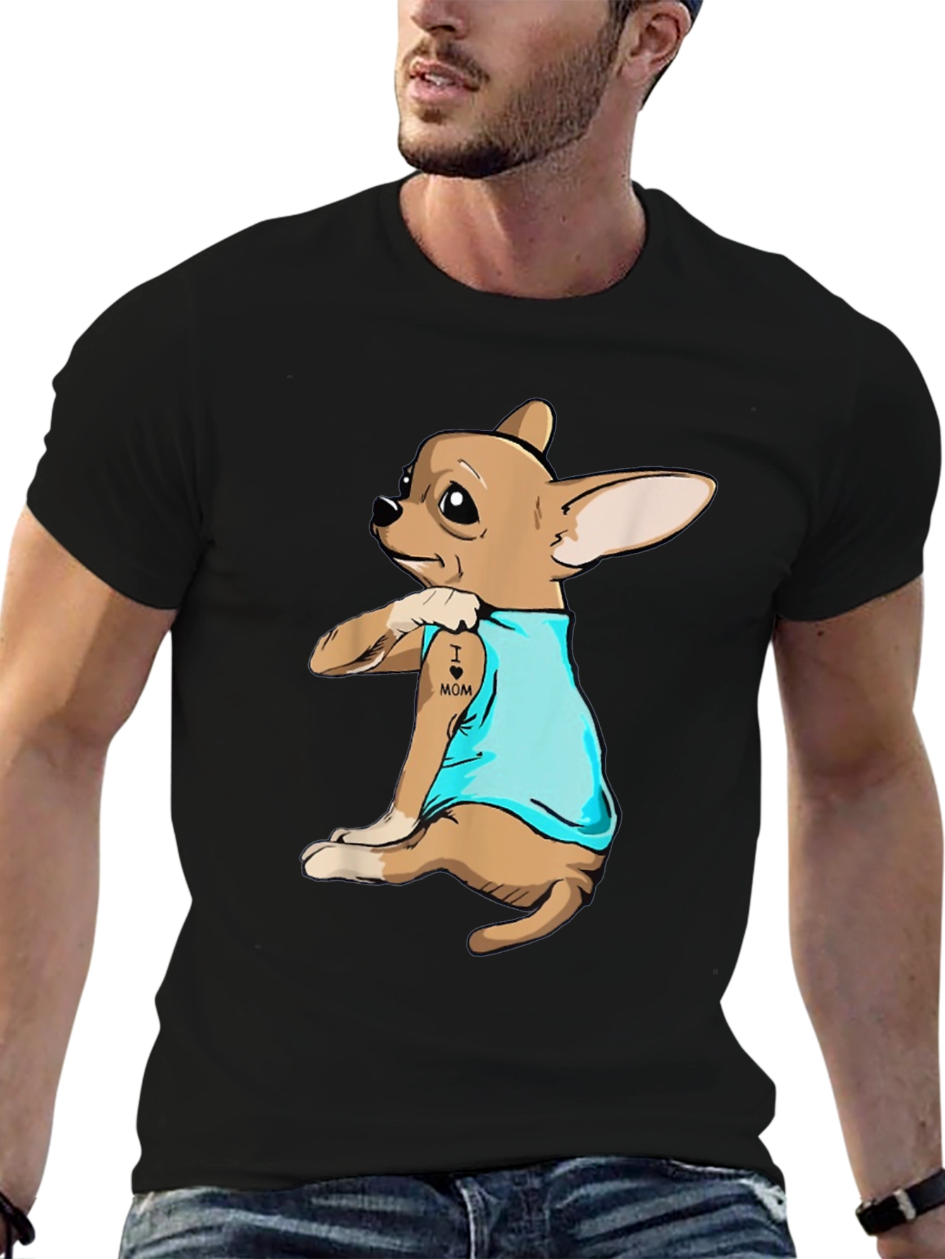 Dog Mom Tattoo T-Shirt