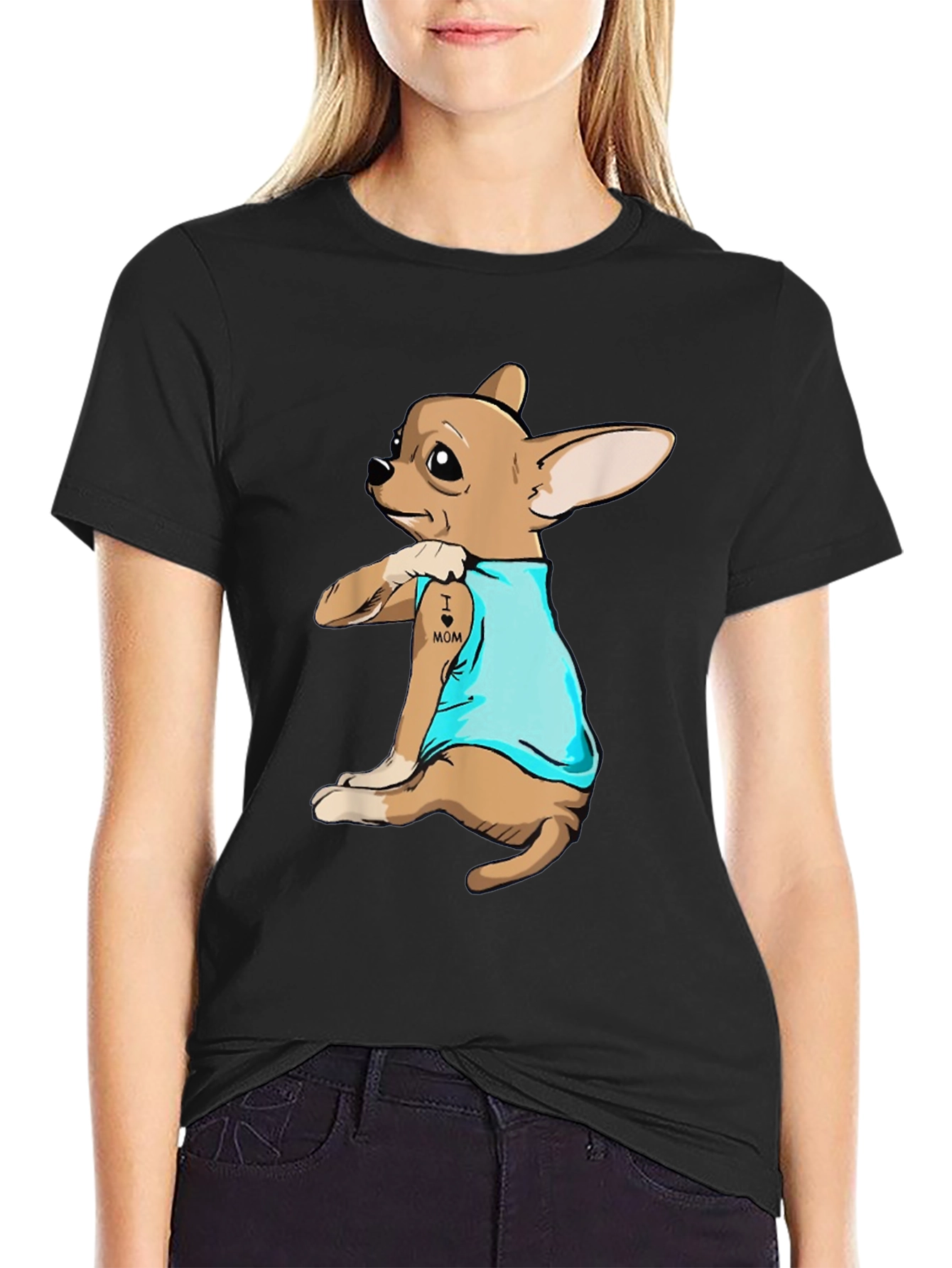 Dog Mom Tattoo T-Shirt