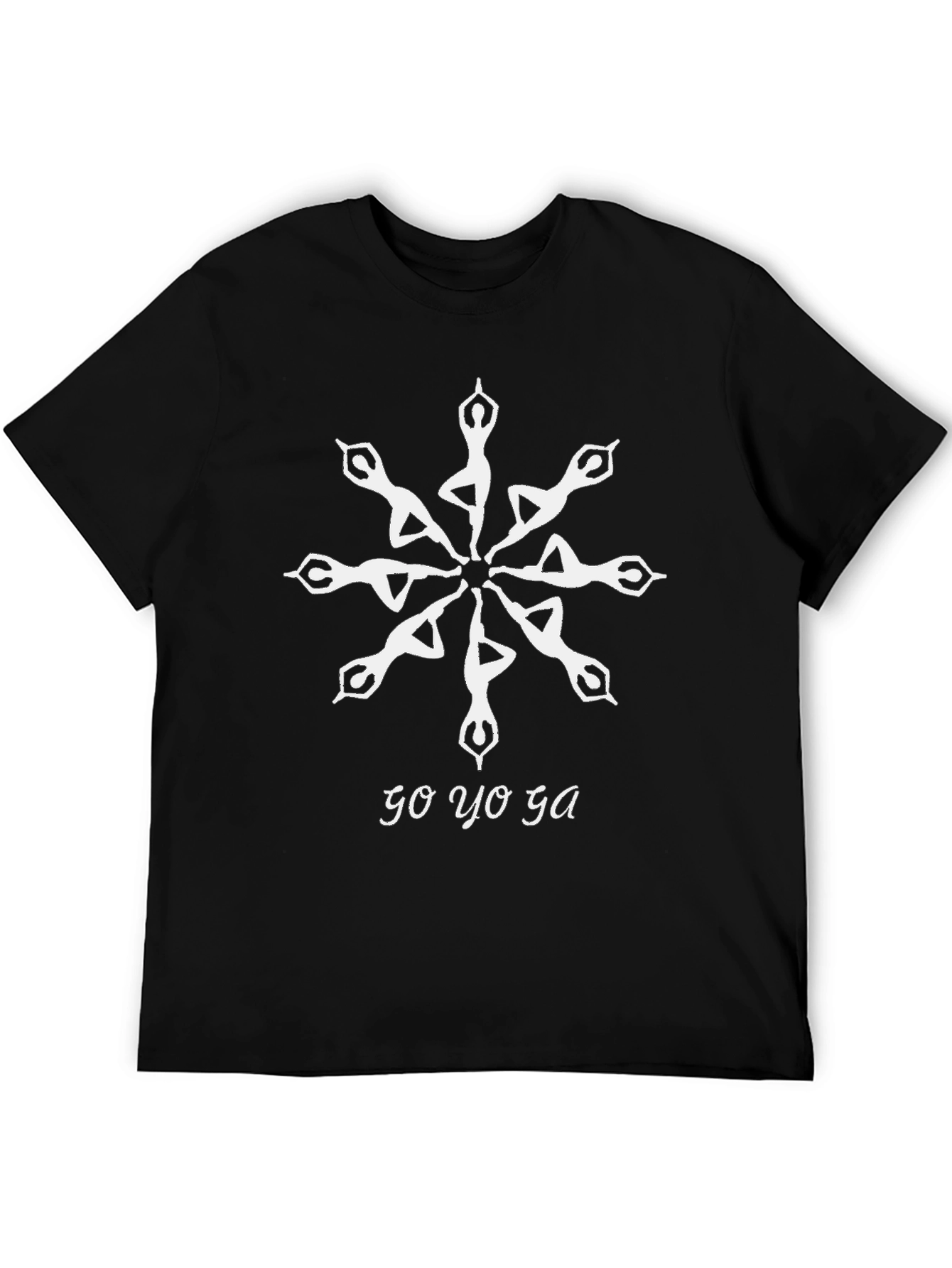 Go Yoga T-Shirt - Mandala Design
