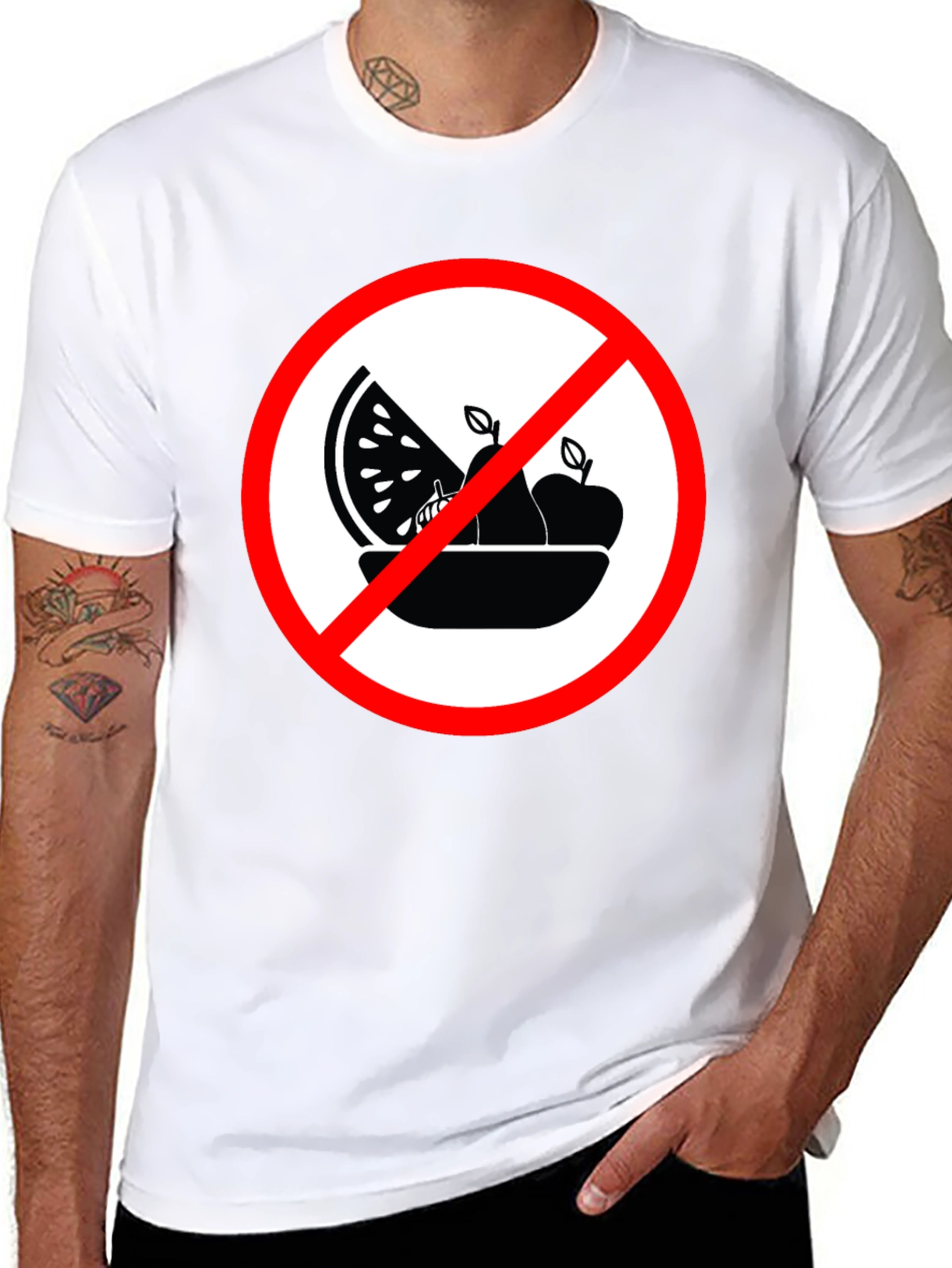 No Fruits Allowed Graphic T-Shirt