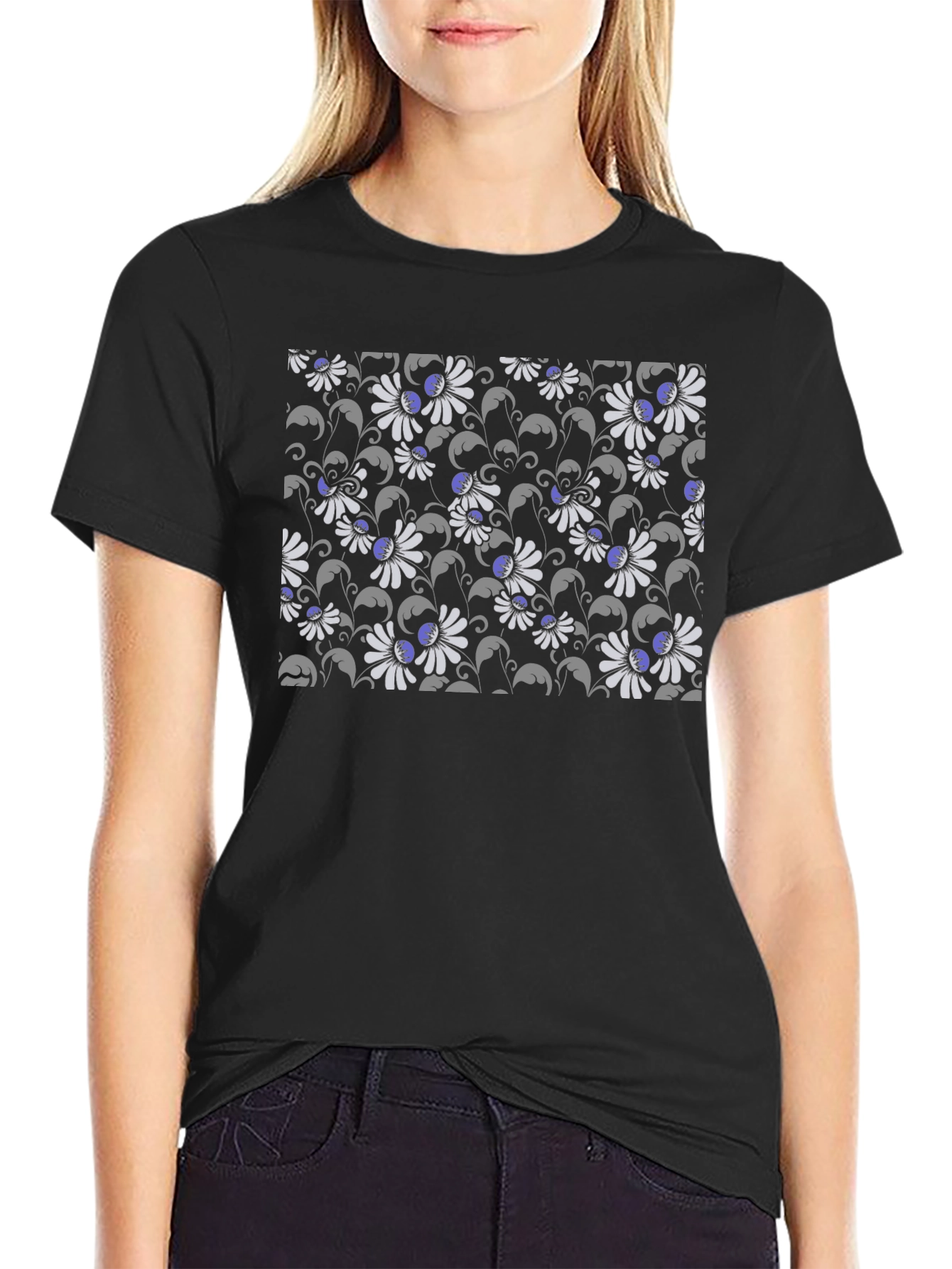 Floral Pattern T-Shirt