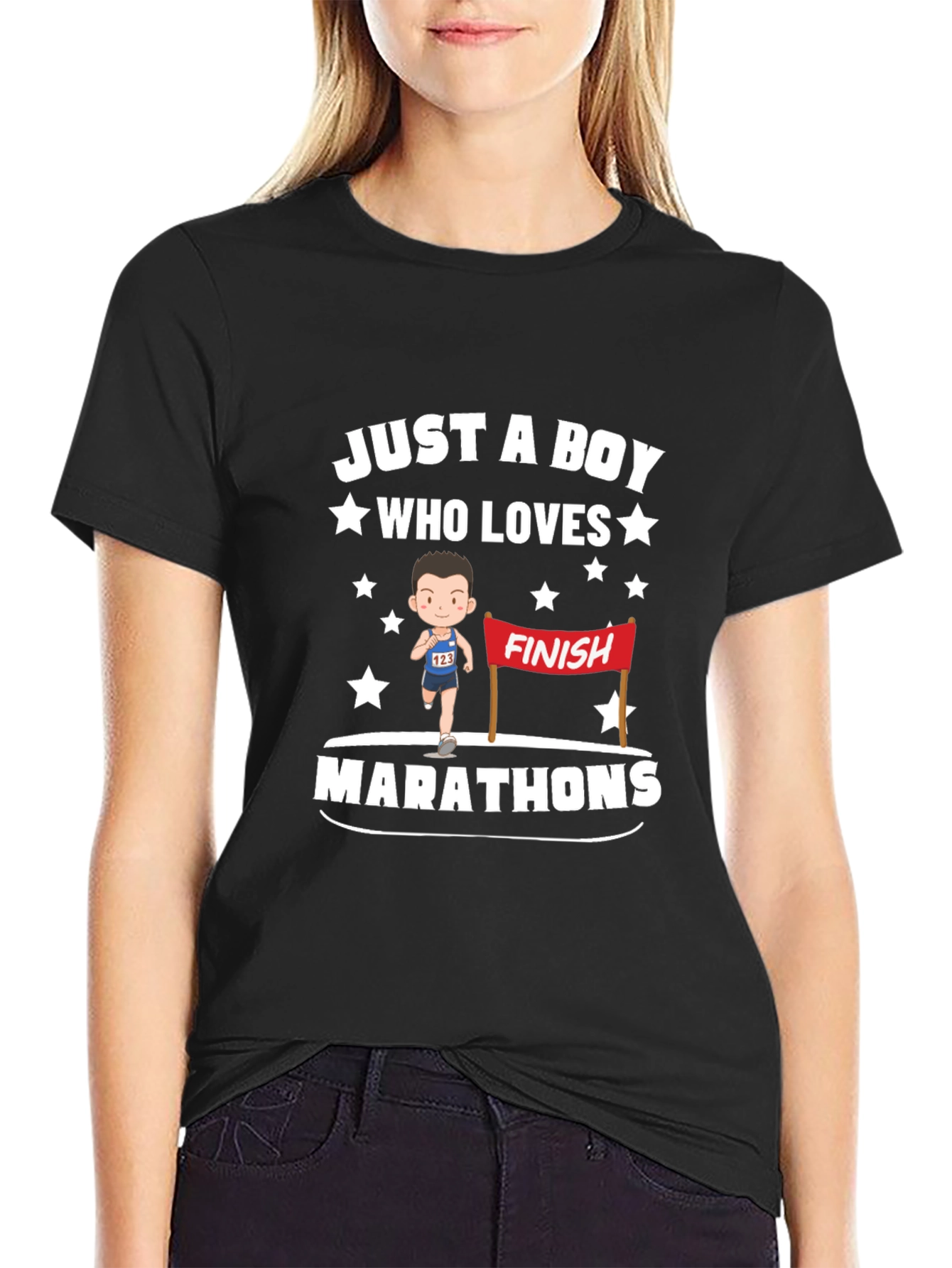 Boy Who Loves Marathons T-Shirt