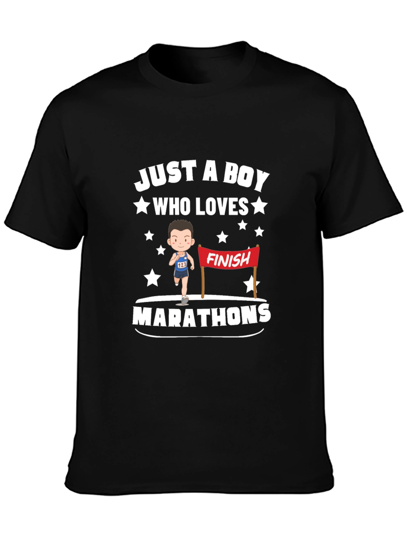 Boy Who Loves Marathons T-Shirt