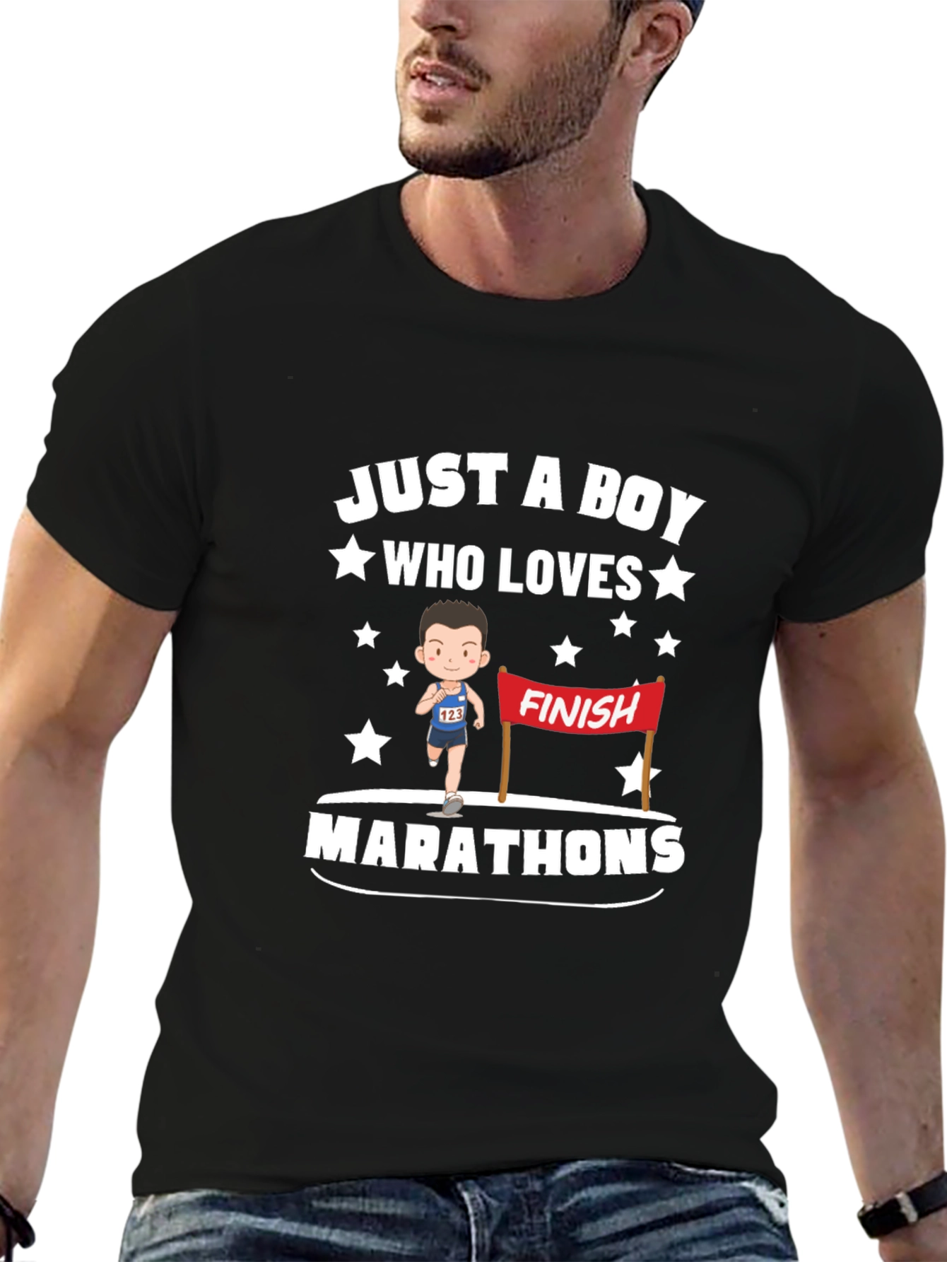 Boy Who Loves Marathons T-Shirt