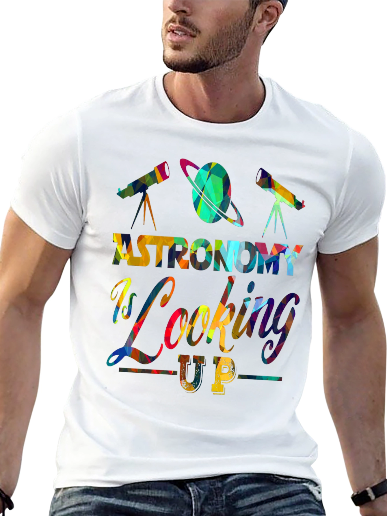 Astronomy is Looking Up Graphic Tee