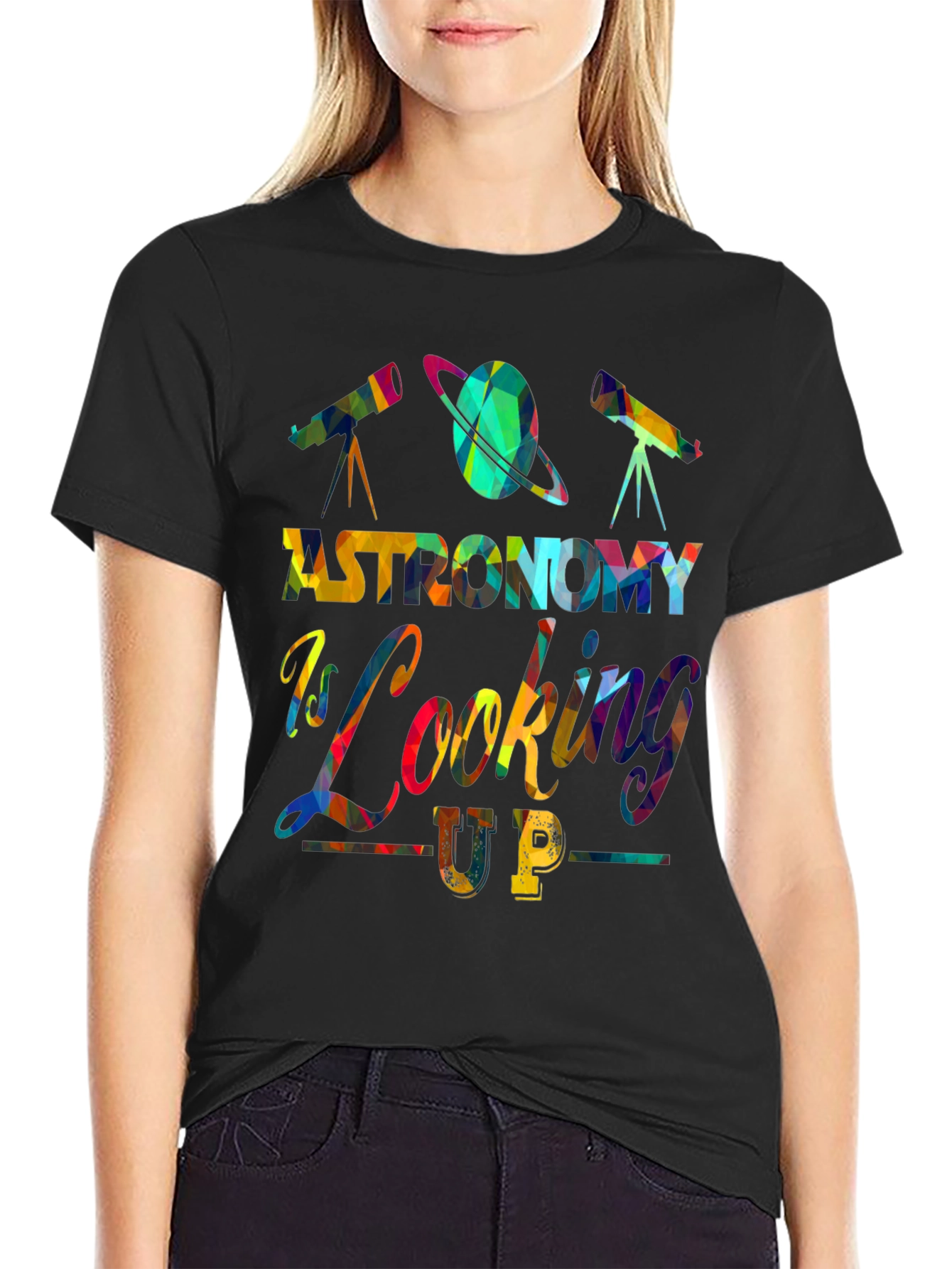 Astronomy is Looking Up Graphic Tee
