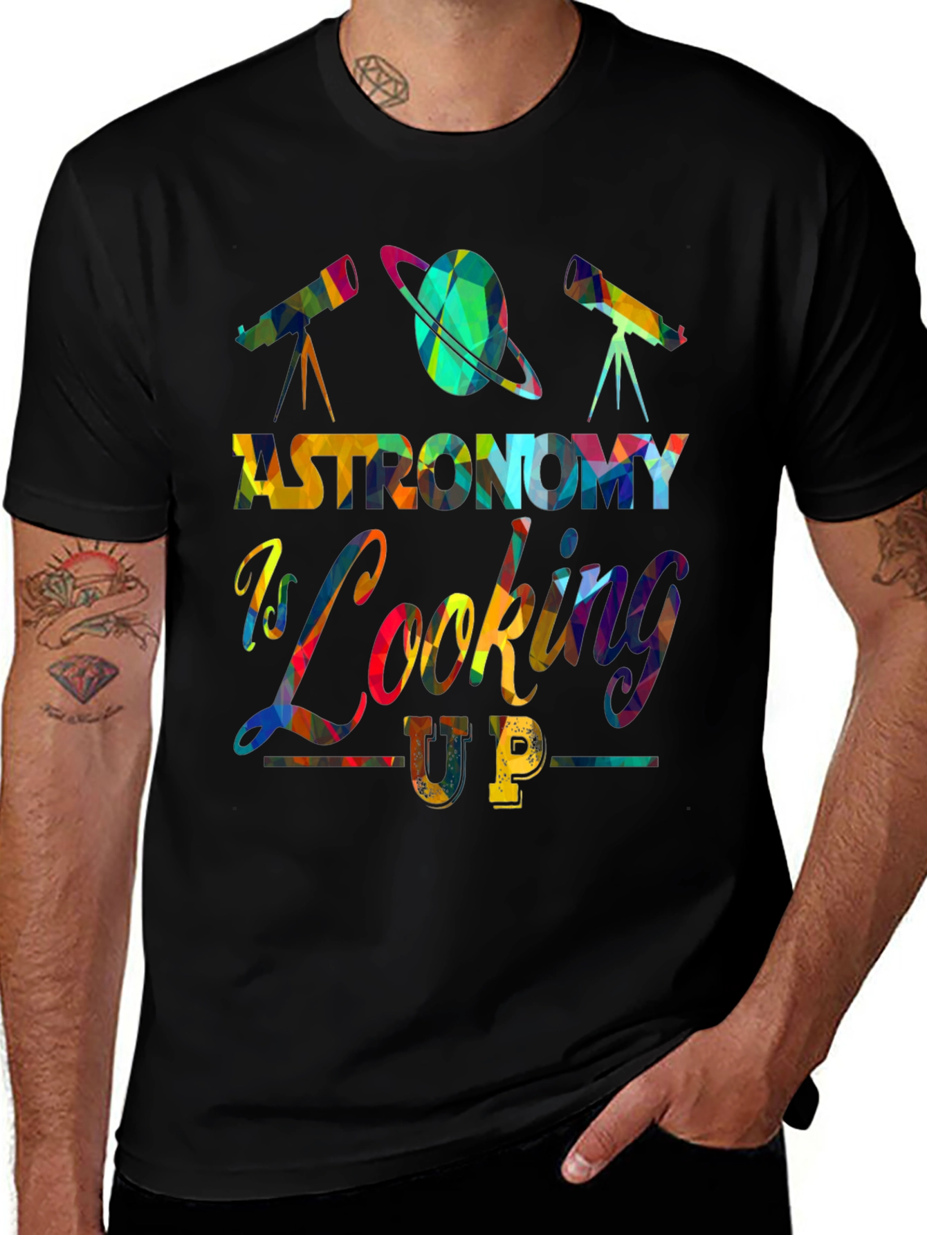 Astronomy is Looking Up Graphic Tee