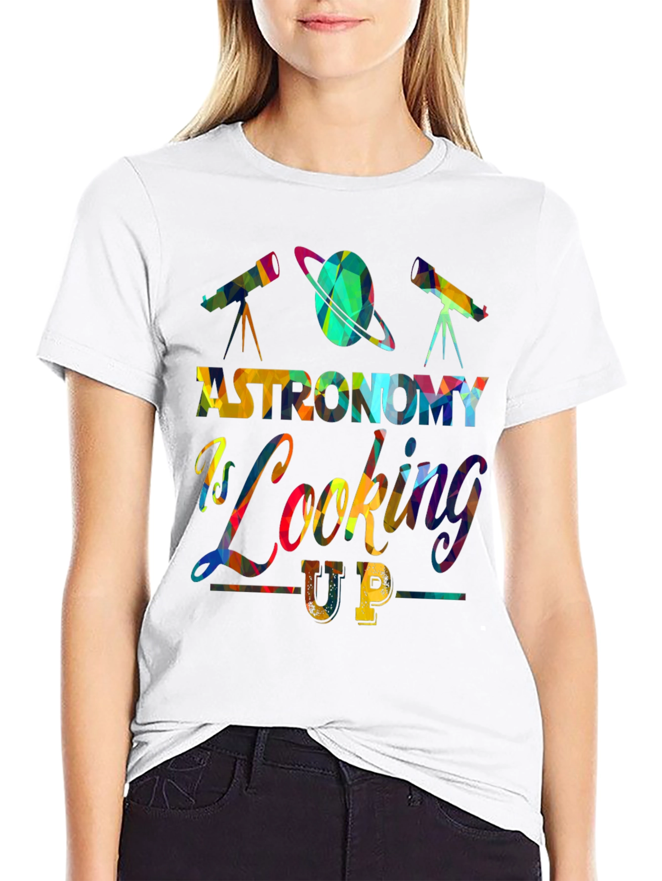 Astronomy is Looking Up Graphic Tee