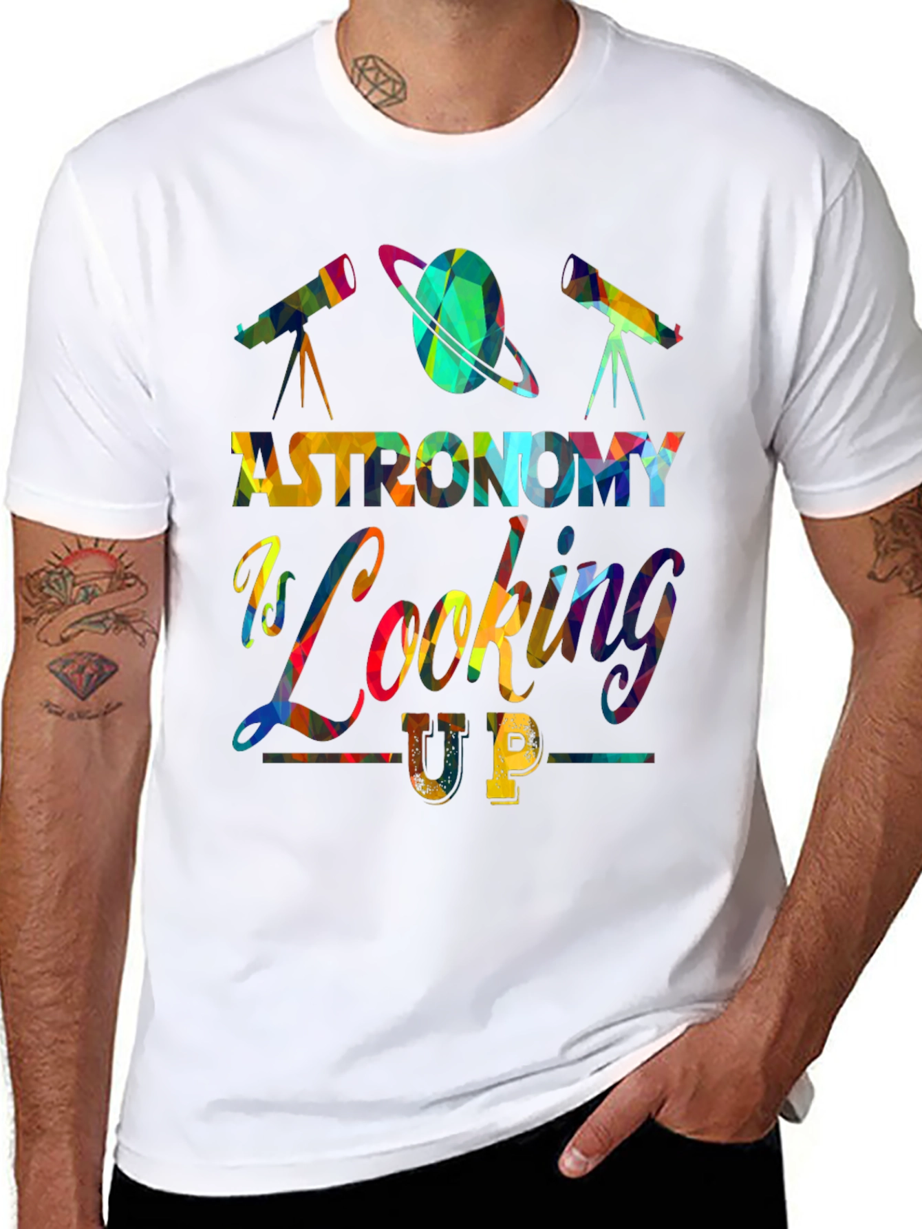 Astronomy is Looking Up Graphic Tee