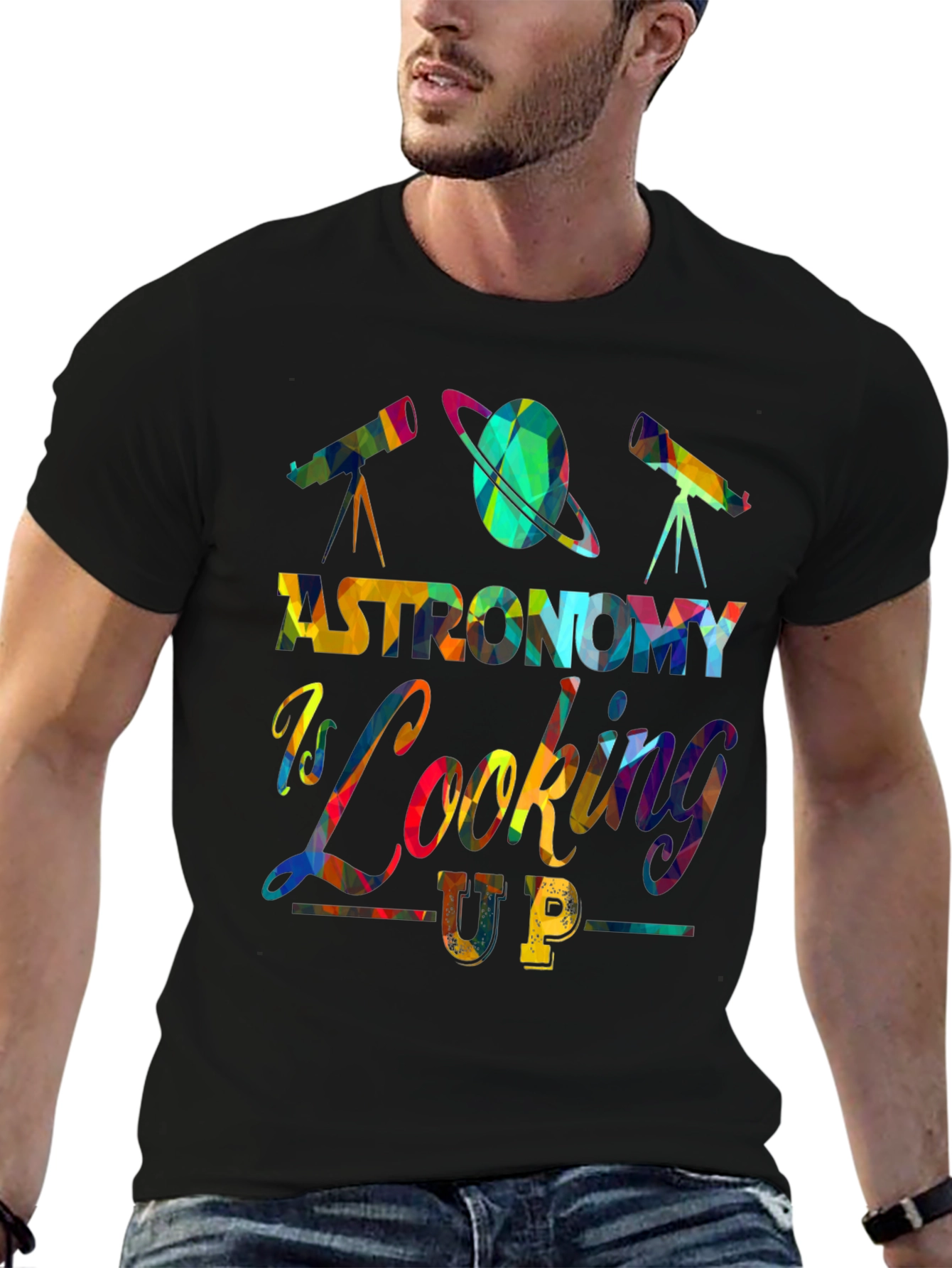 Astronomy is Looking Up Graphic Tee