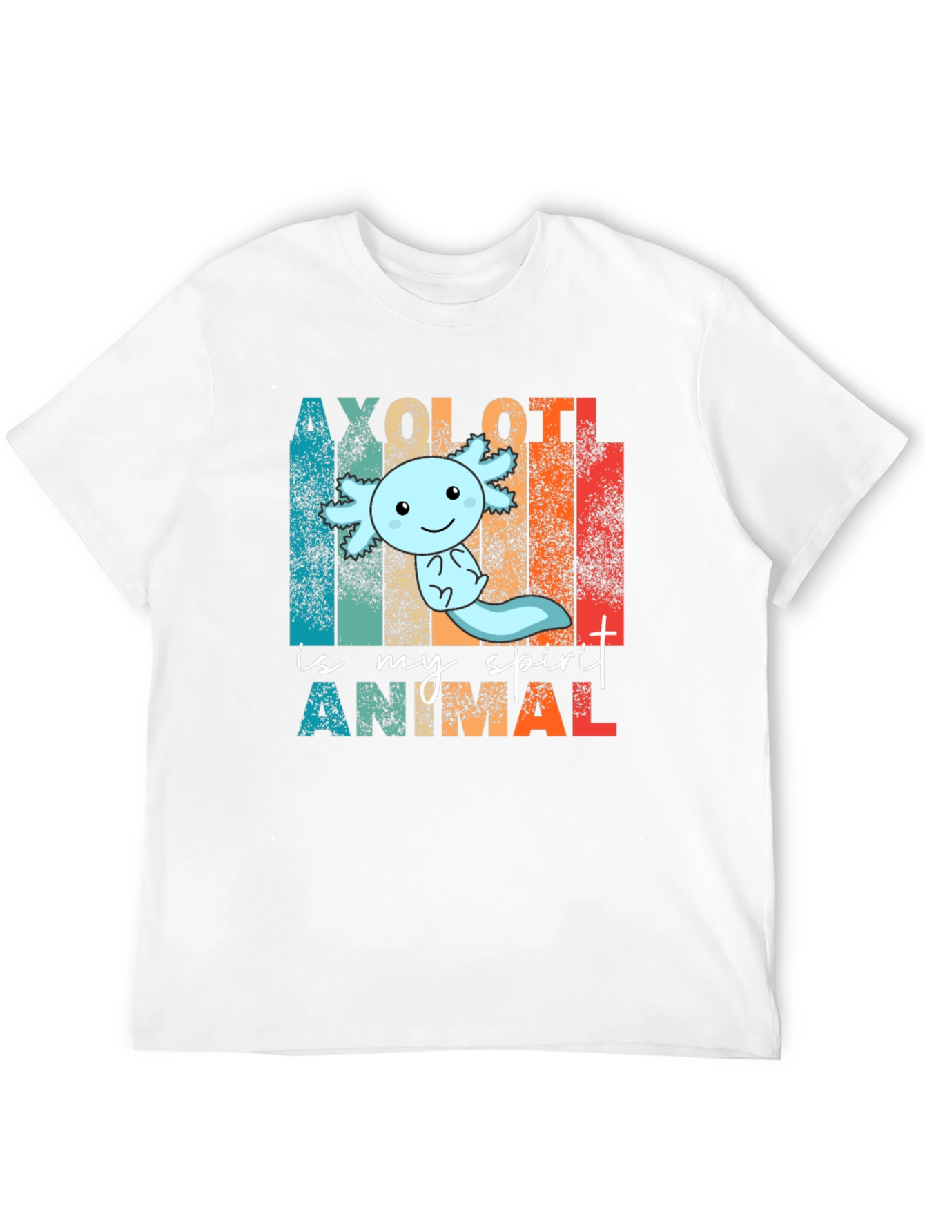 Axolotl Spirit Animal Graphic T-Shirt