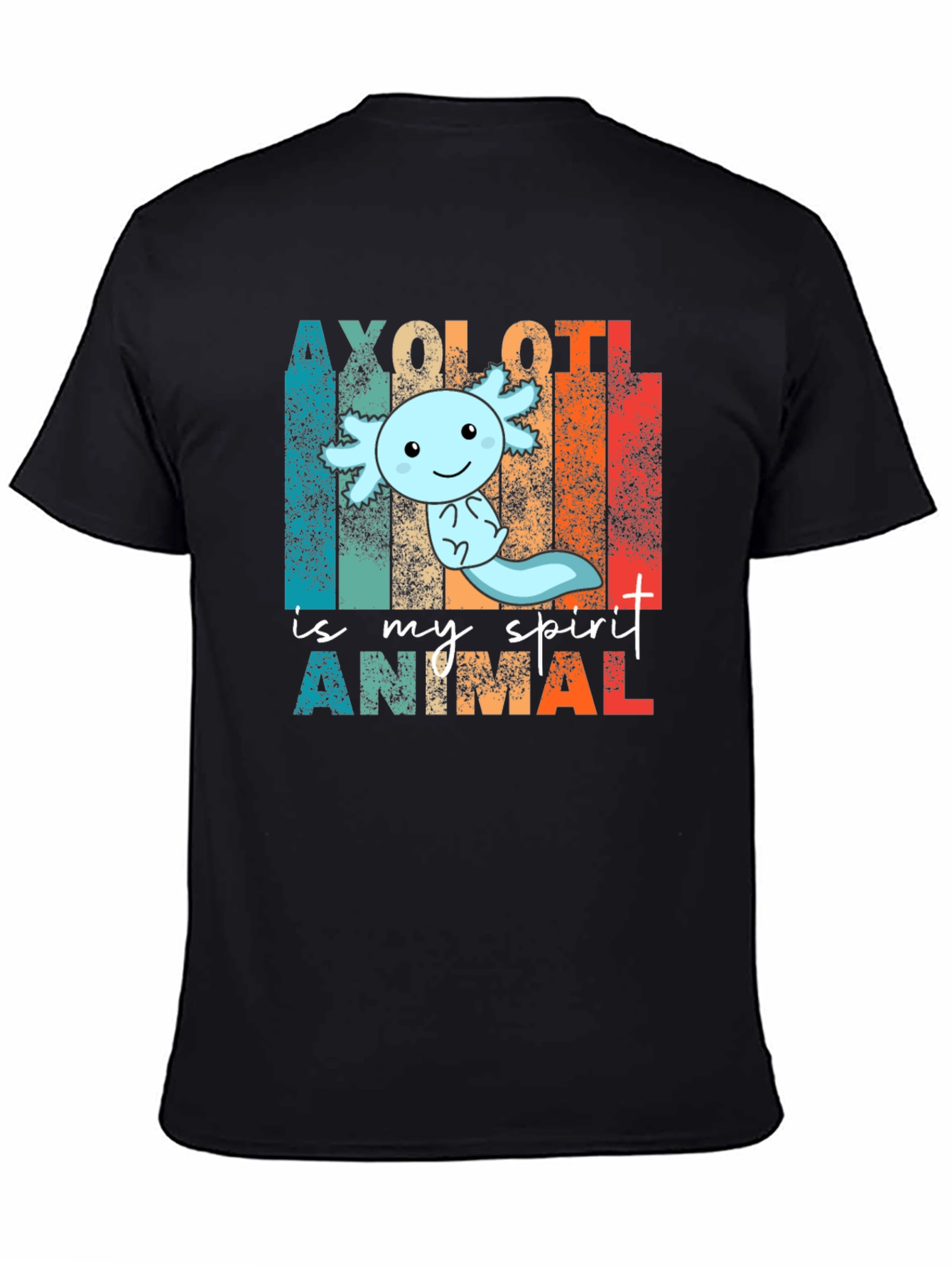 Axolotl Spirit Animal Graphic T-Shirt