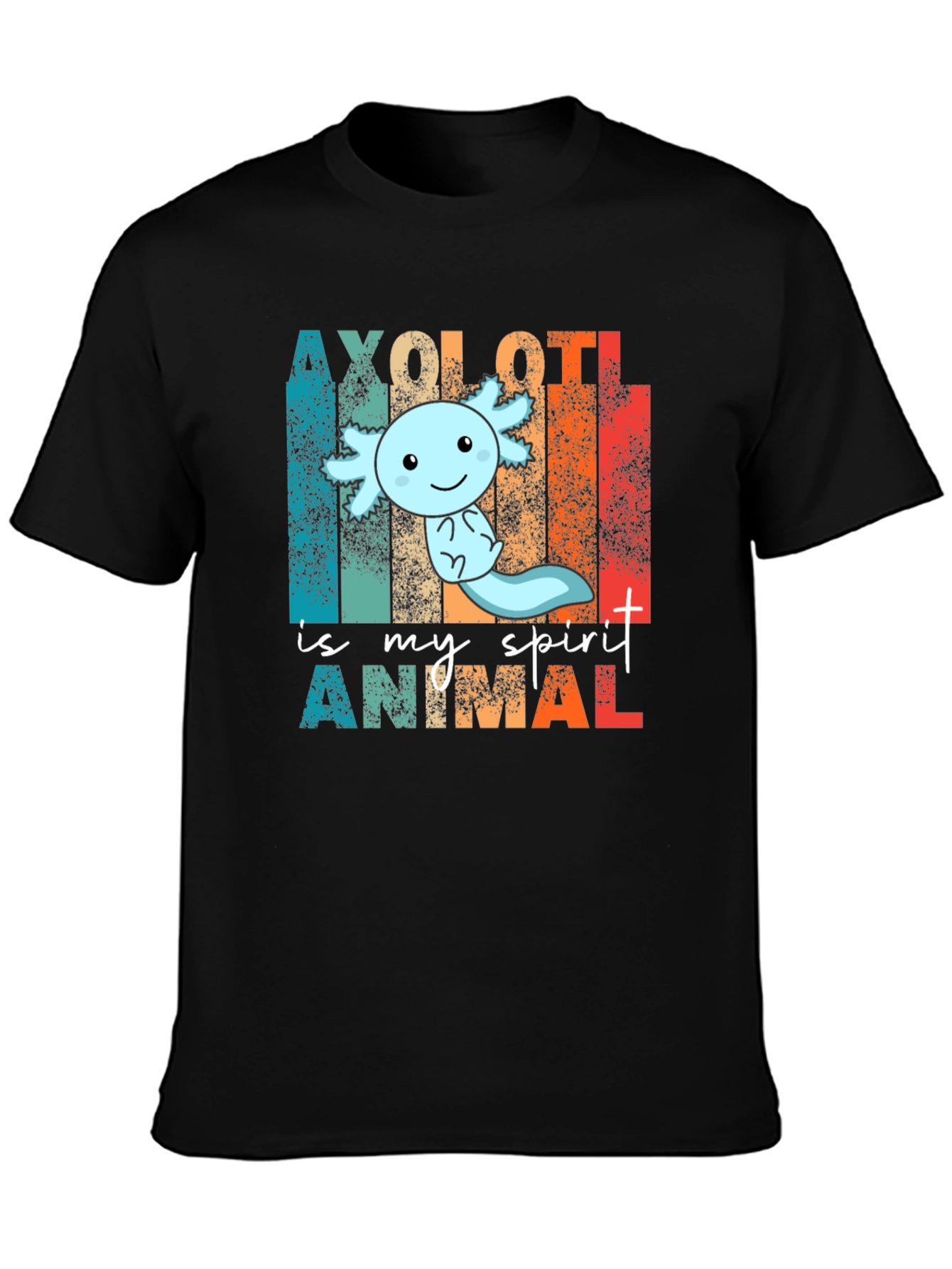 Axolotl Spirit Animal Graphic T-Shirt