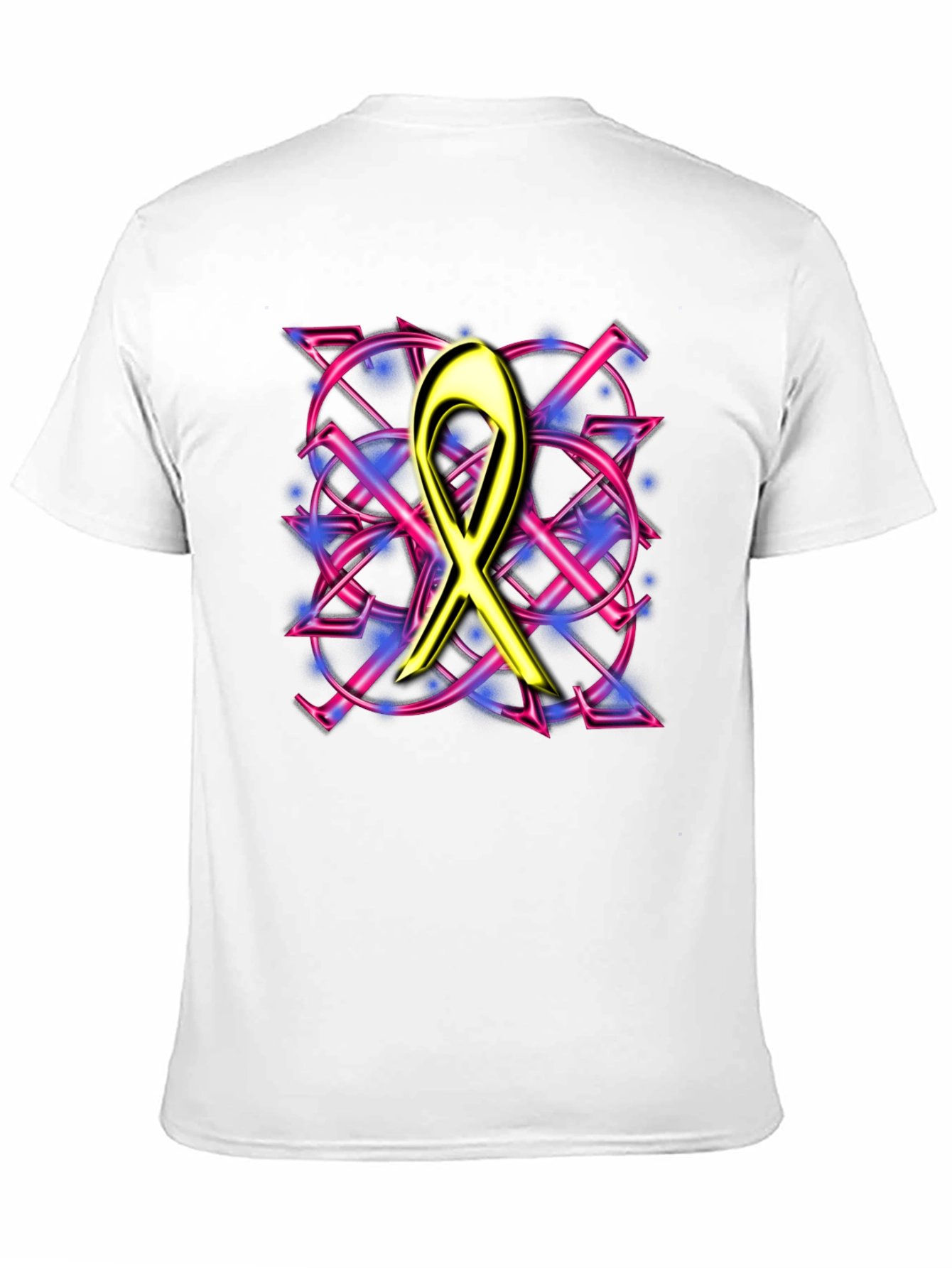 Bold Graphic Tee - Ribbon Design