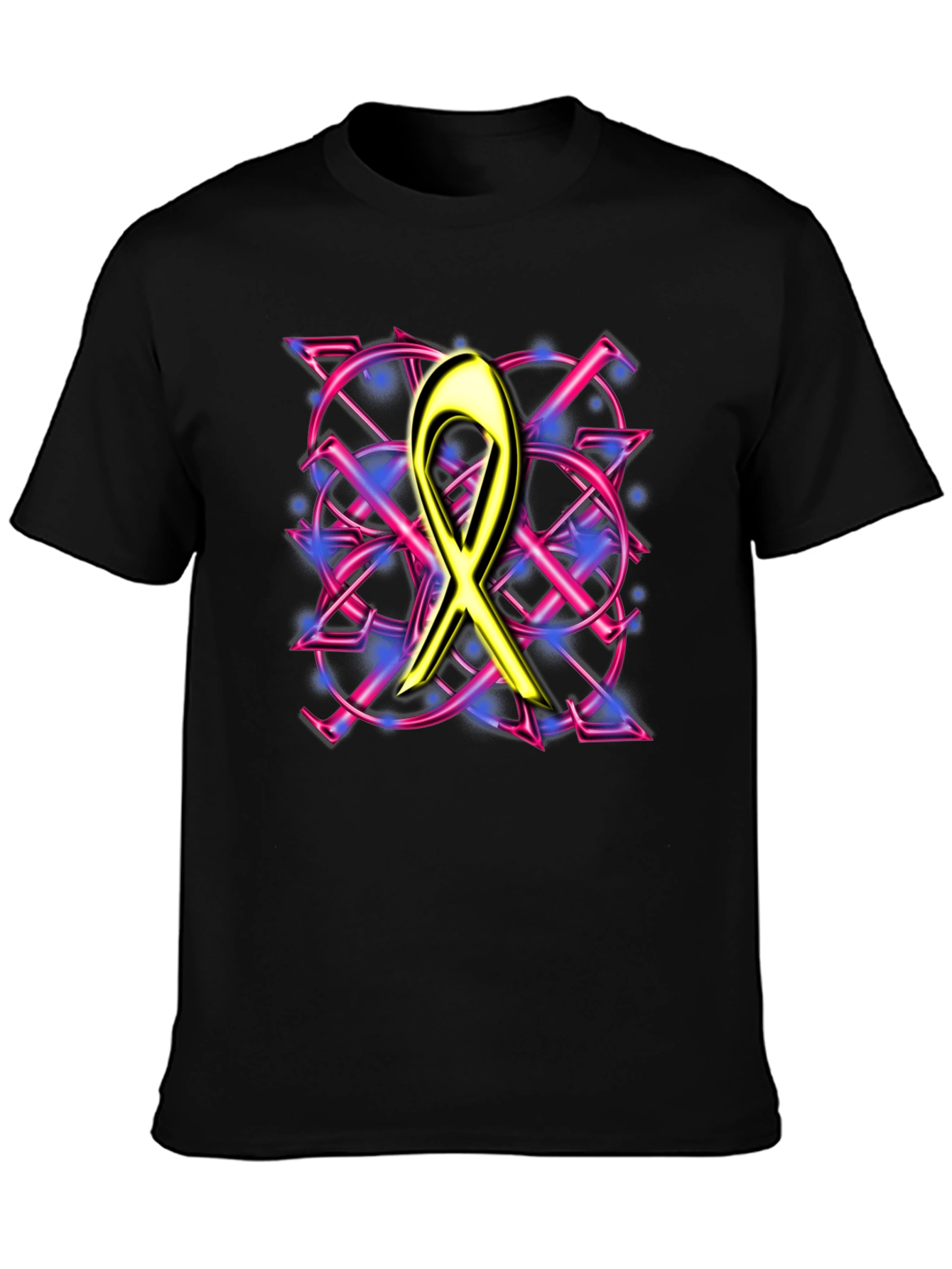 Bold Graphic Tee - Ribbon Design