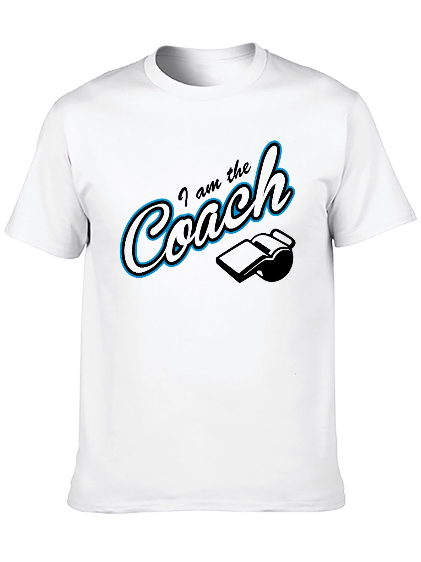 I am the Coach T-Shirt Whistle Funny Gift
