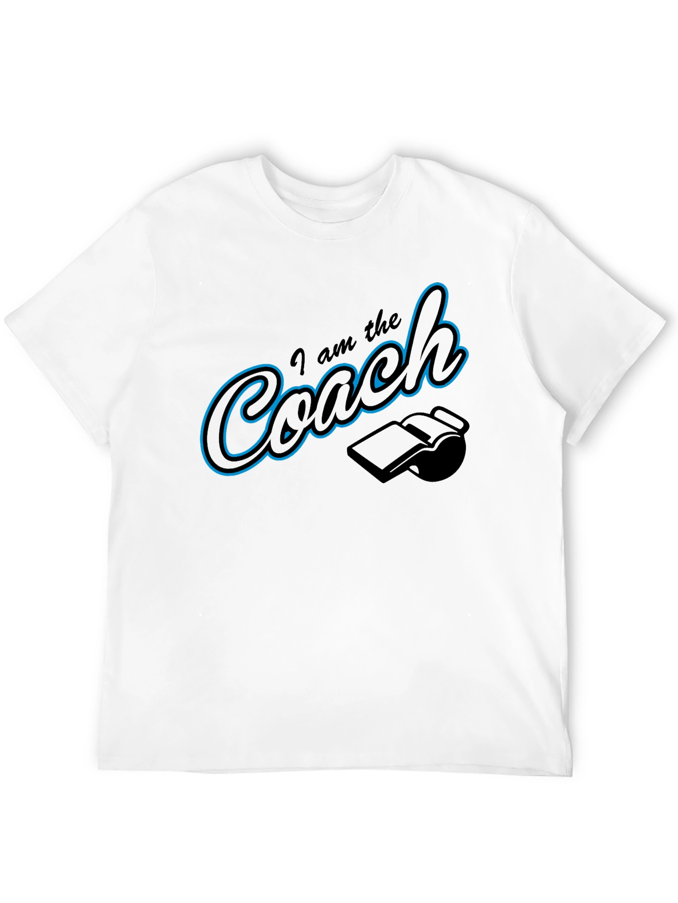I am the Coach T-Shirt Whistle Funny Gift