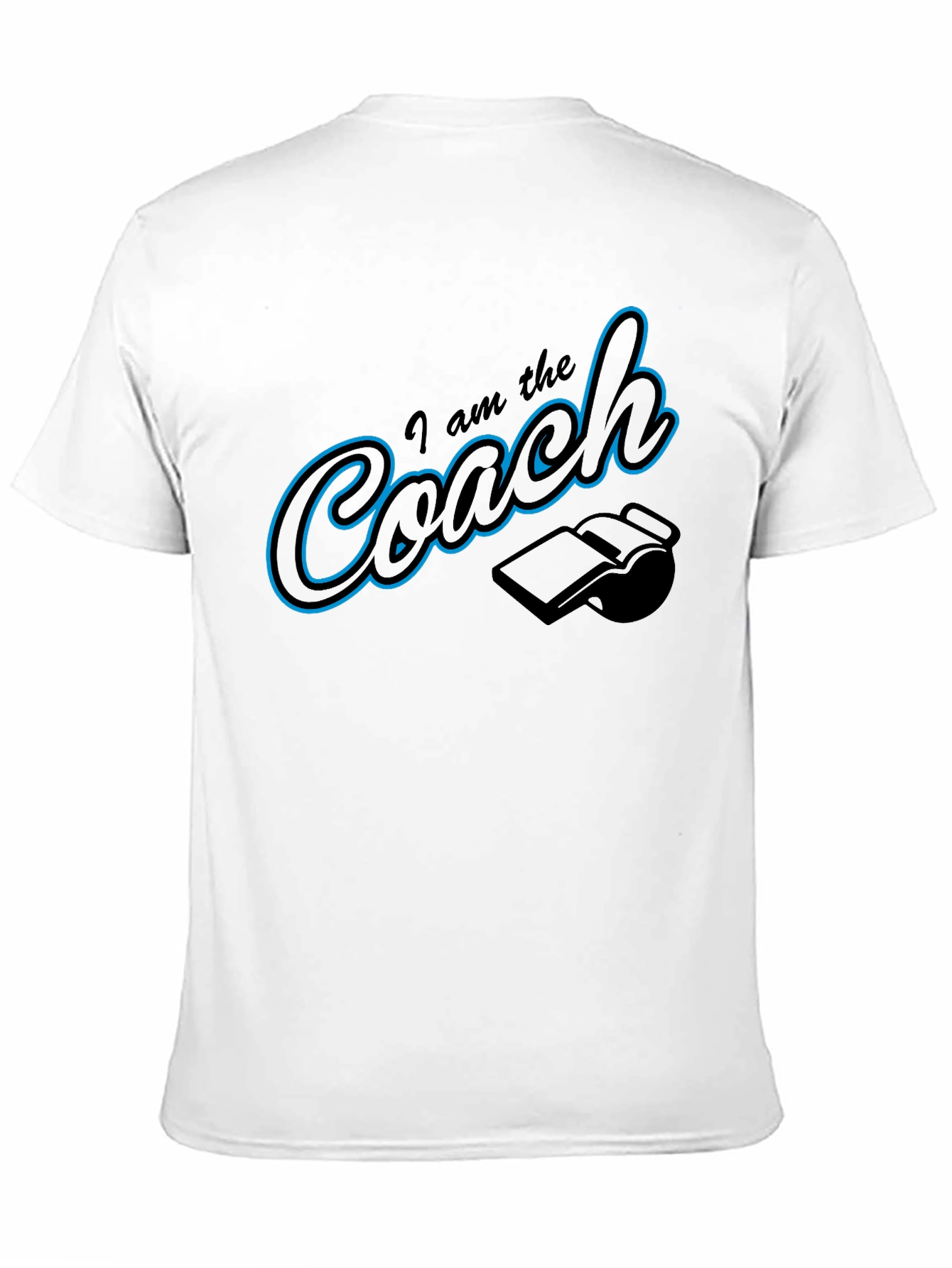 I am the Coach T-Shirt Whistle Funny Gift