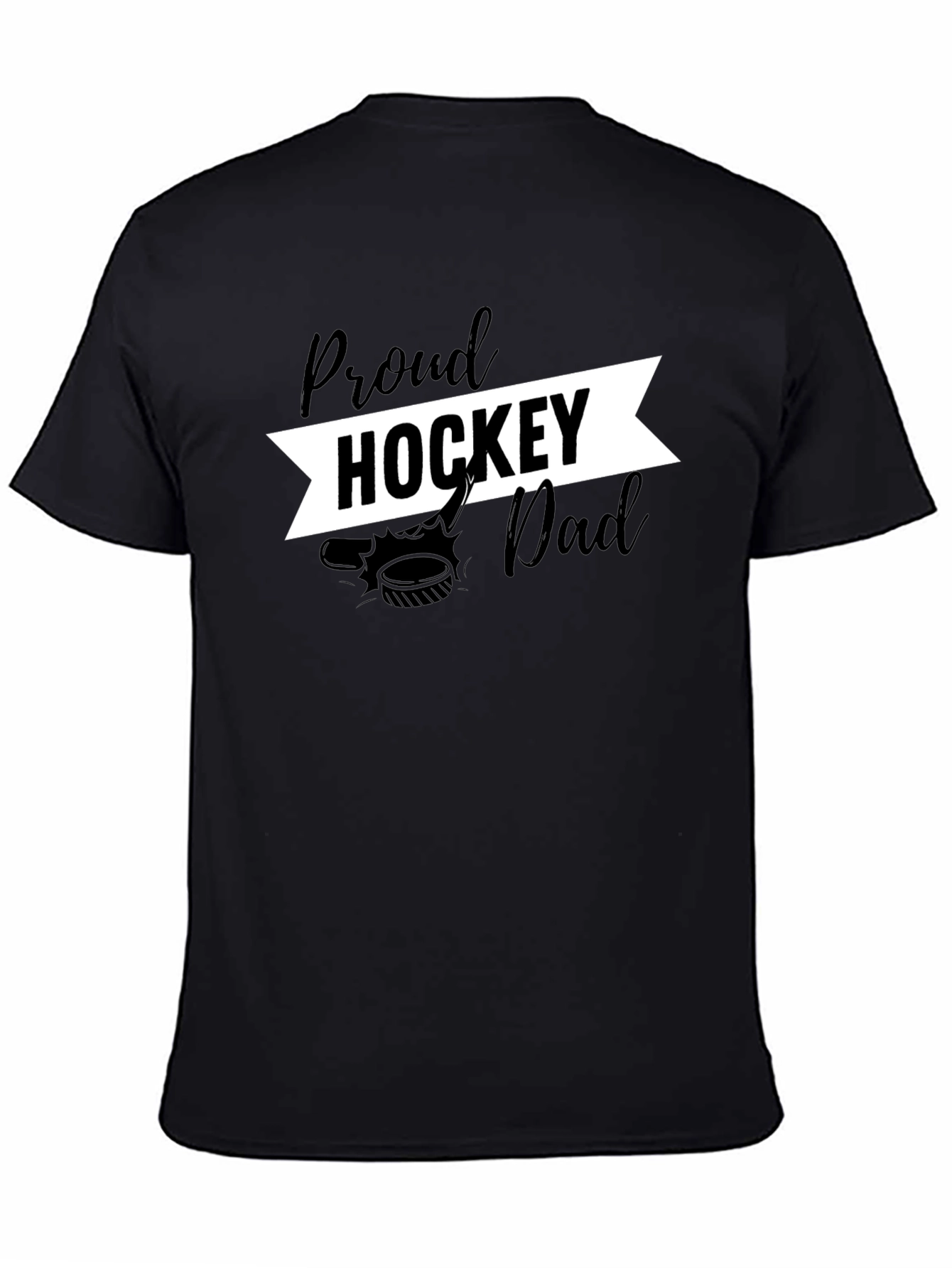 Proud Hockey Dad Graphic T-Shirt