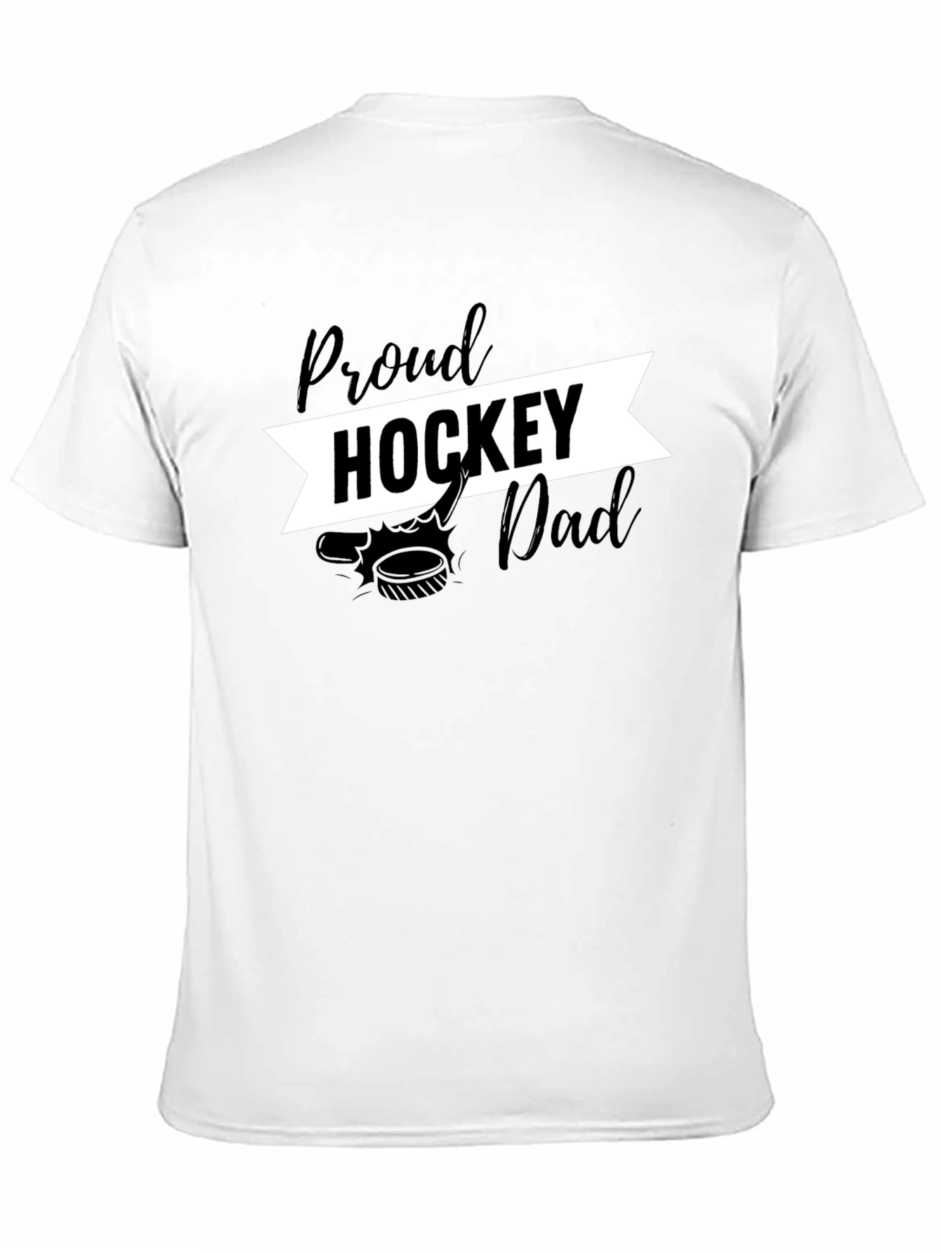 Proud Hockey Dad Graphic T-Shirt