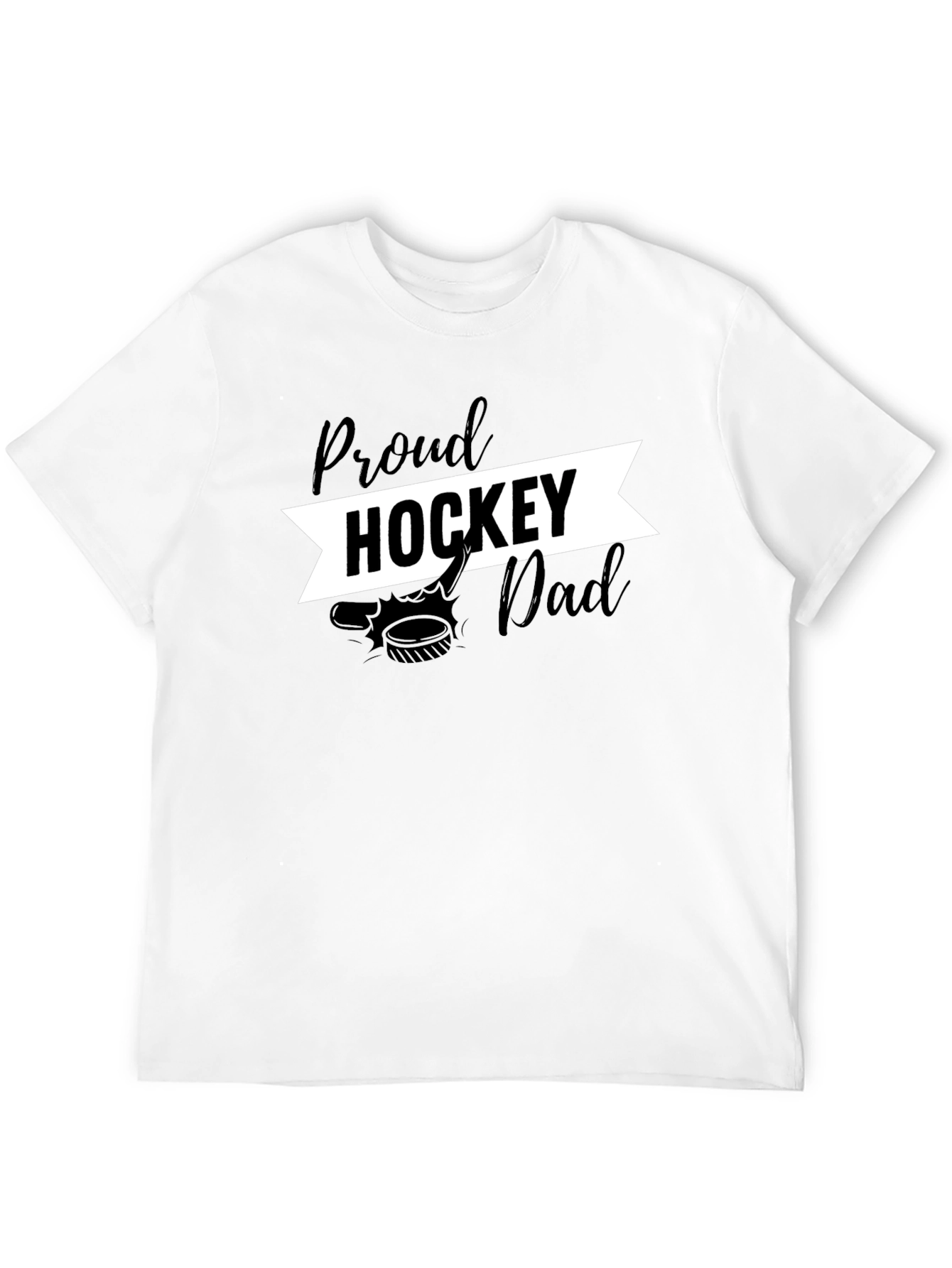 Proud Hockey Dad Graphic T-Shirt