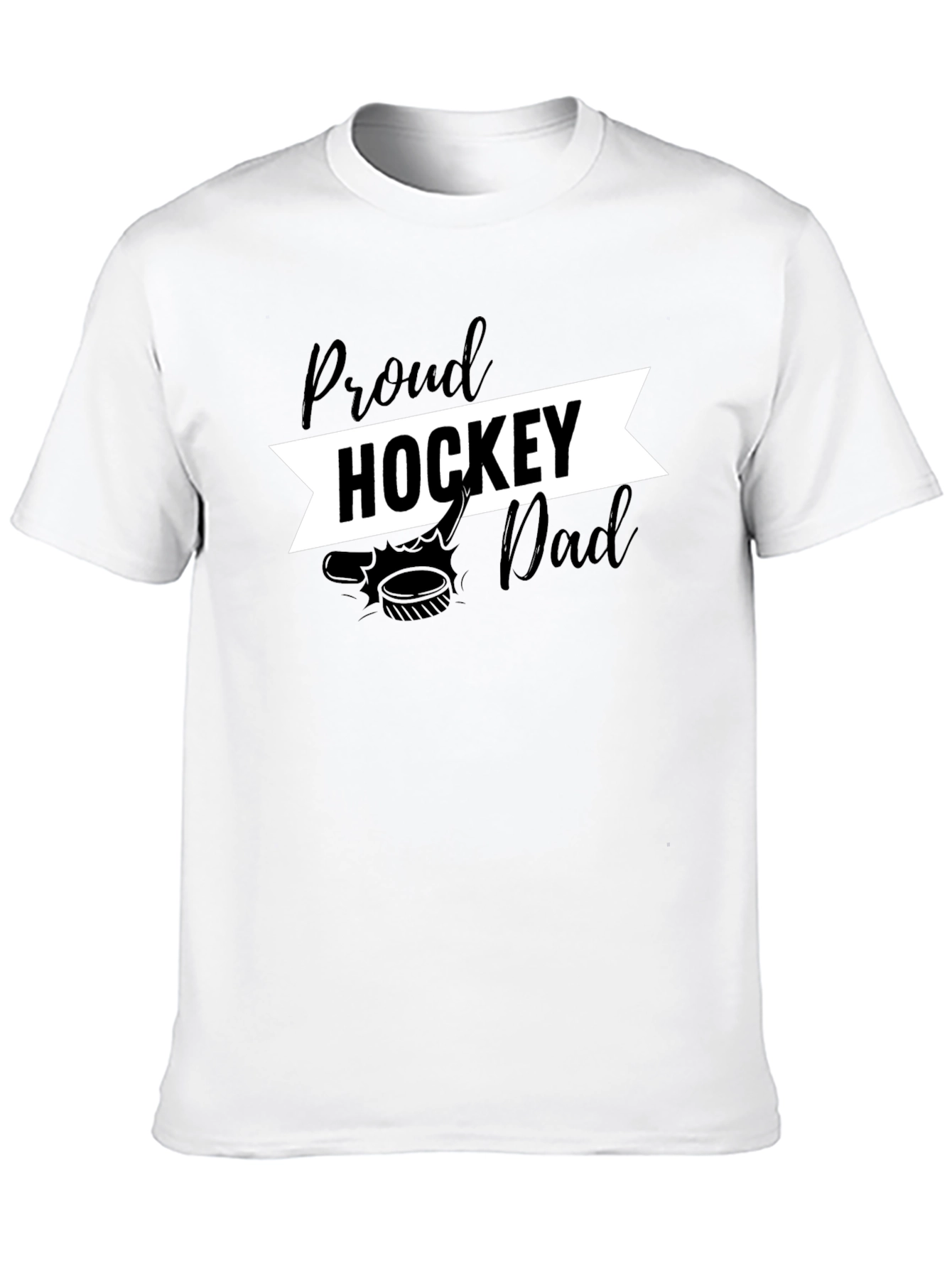 Proud Hockey Dad Graphic T-Shirt