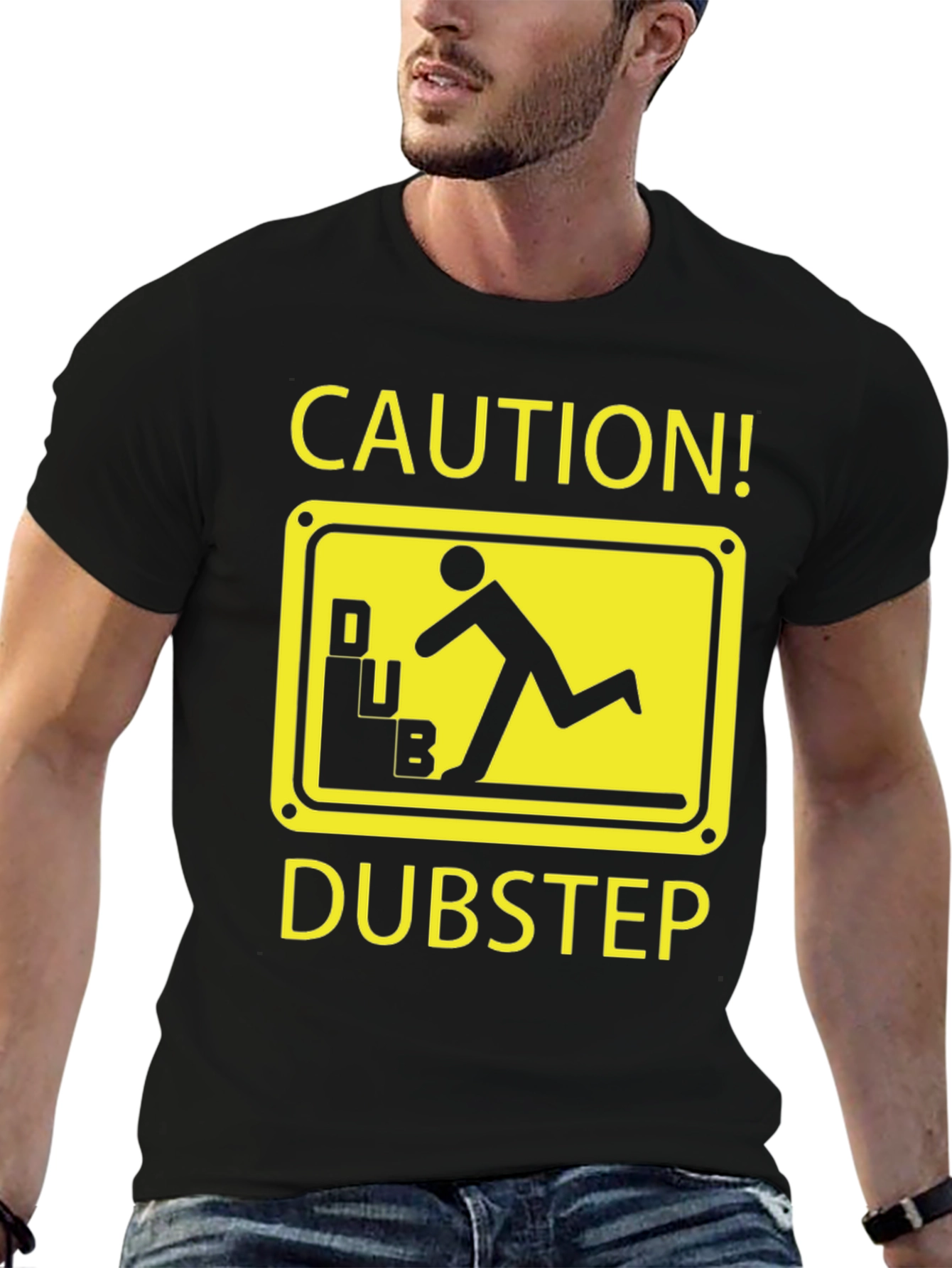 Caution Dubstep T-Shirt - Funny Music Lover Tee