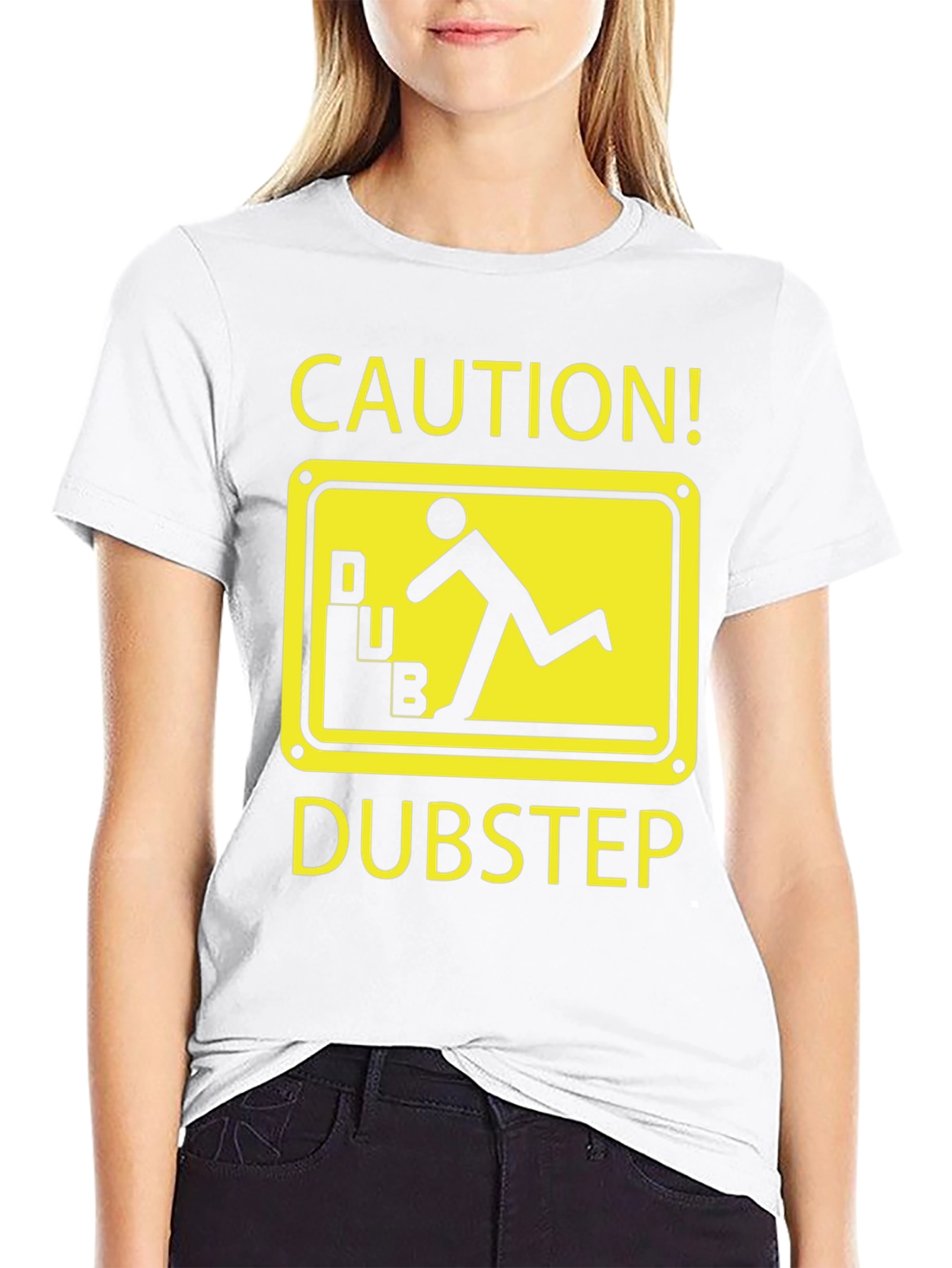 Caution Dubstep T-Shirt - Funny Music Lover Tee